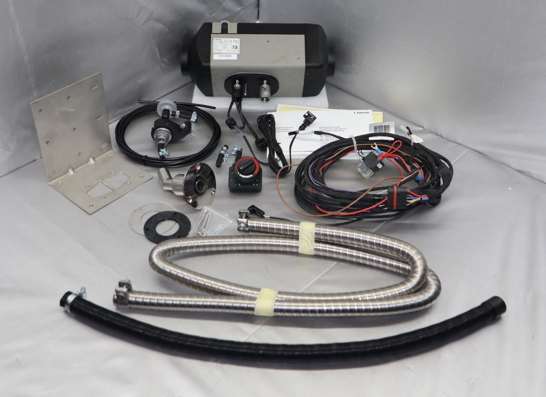 Klebeuhr Für Auto-Armaturenbrett - Mit Thermometer & Beleuchtung