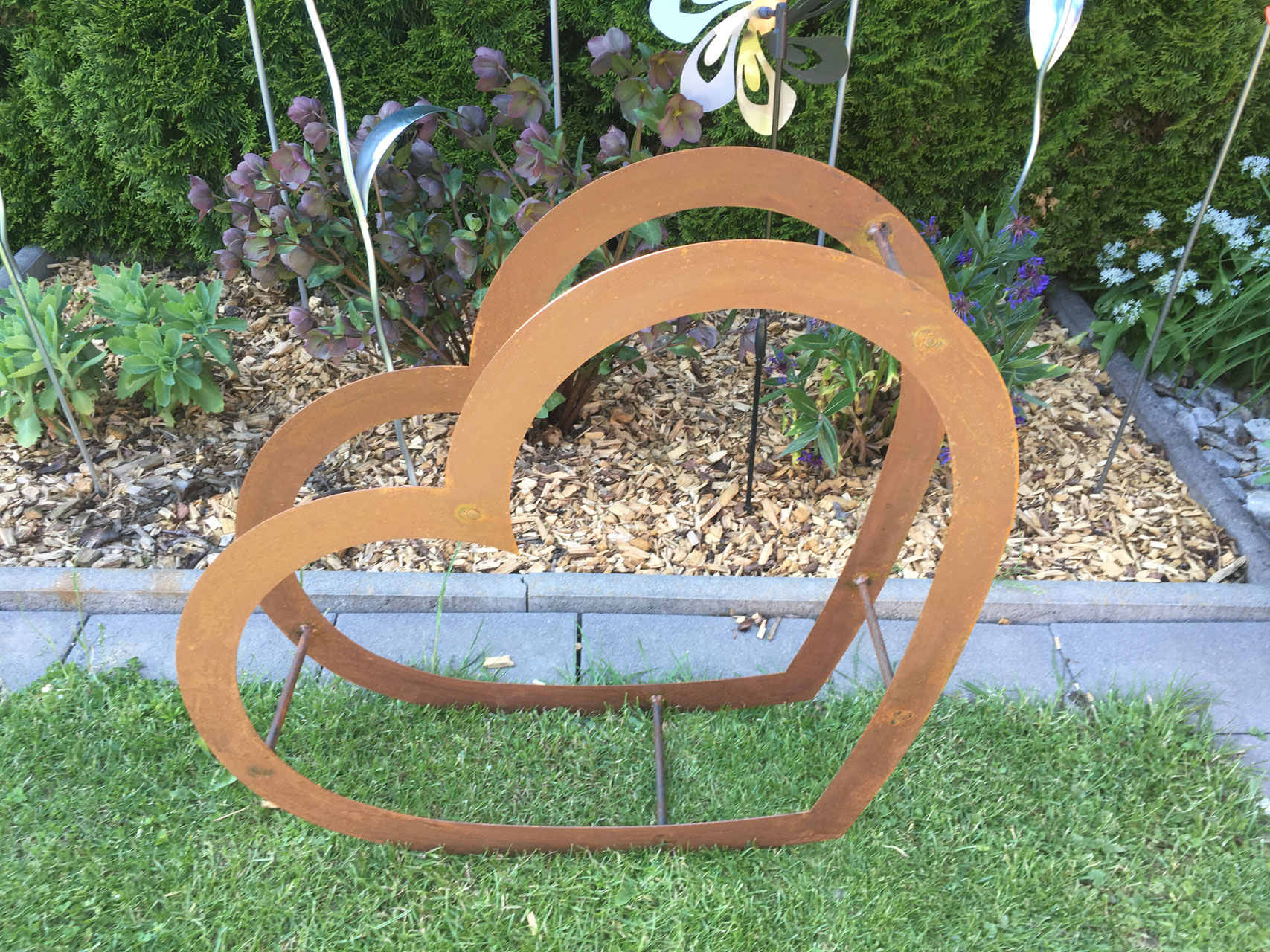 Dekoration - Metalldeko, Gartendeko für Haus und Garten