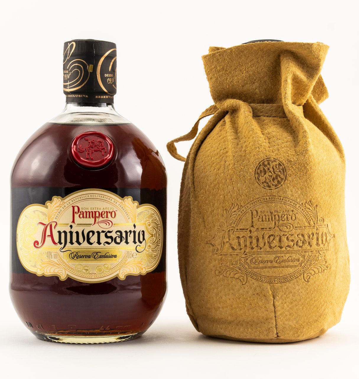 Pampero Aniversario Reserva (Ledersack) 0,7l, 40,0% - EOI Whisky