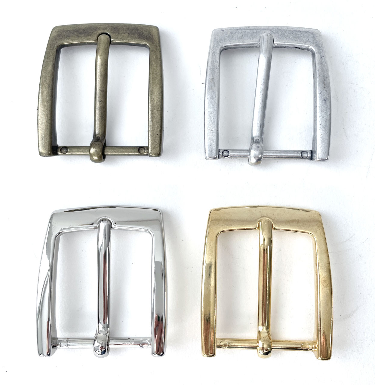 Fibbia Per Cintura 40mm Cattaneo - Made In Italy, ZAMA, Finitura Argento - Foto 11