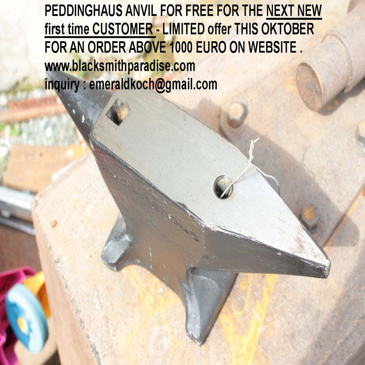 275 peddinghaus anvil sale