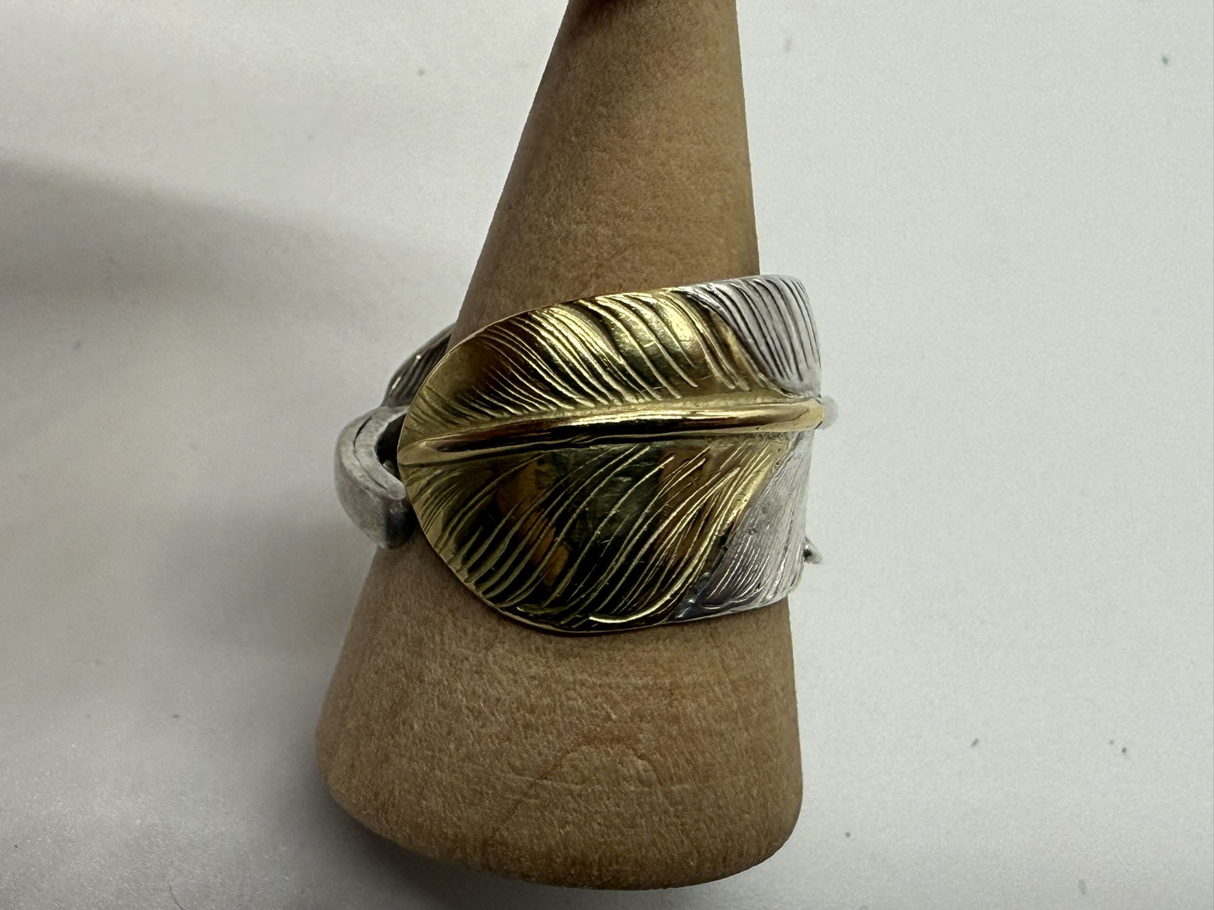 ❤️goro's (ゴローズ) イーグルヒヨコ付き縄目リング 17号シルバー