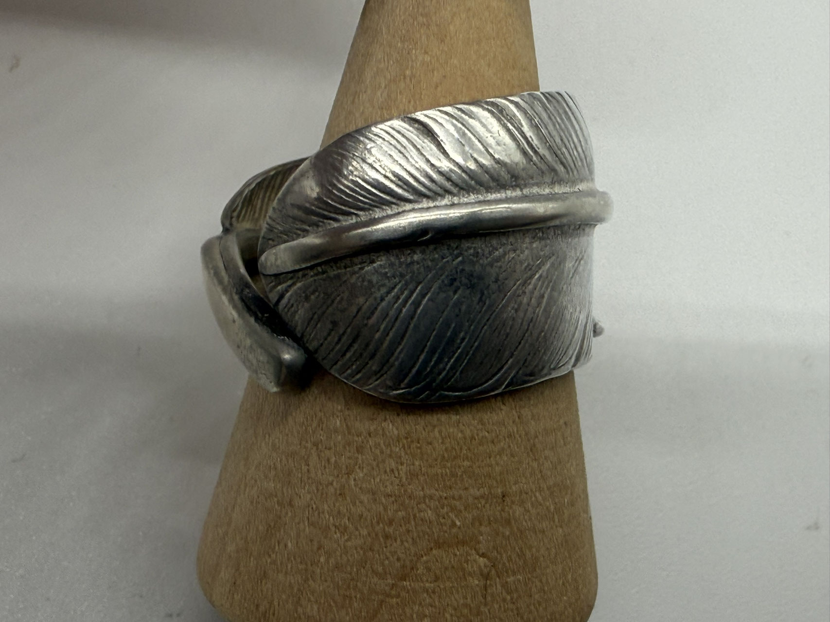 【silver925】　先金特大フェザーリング　新品未使用 silver925】 先金特大フェザーリング 新品未使用 2025年最新