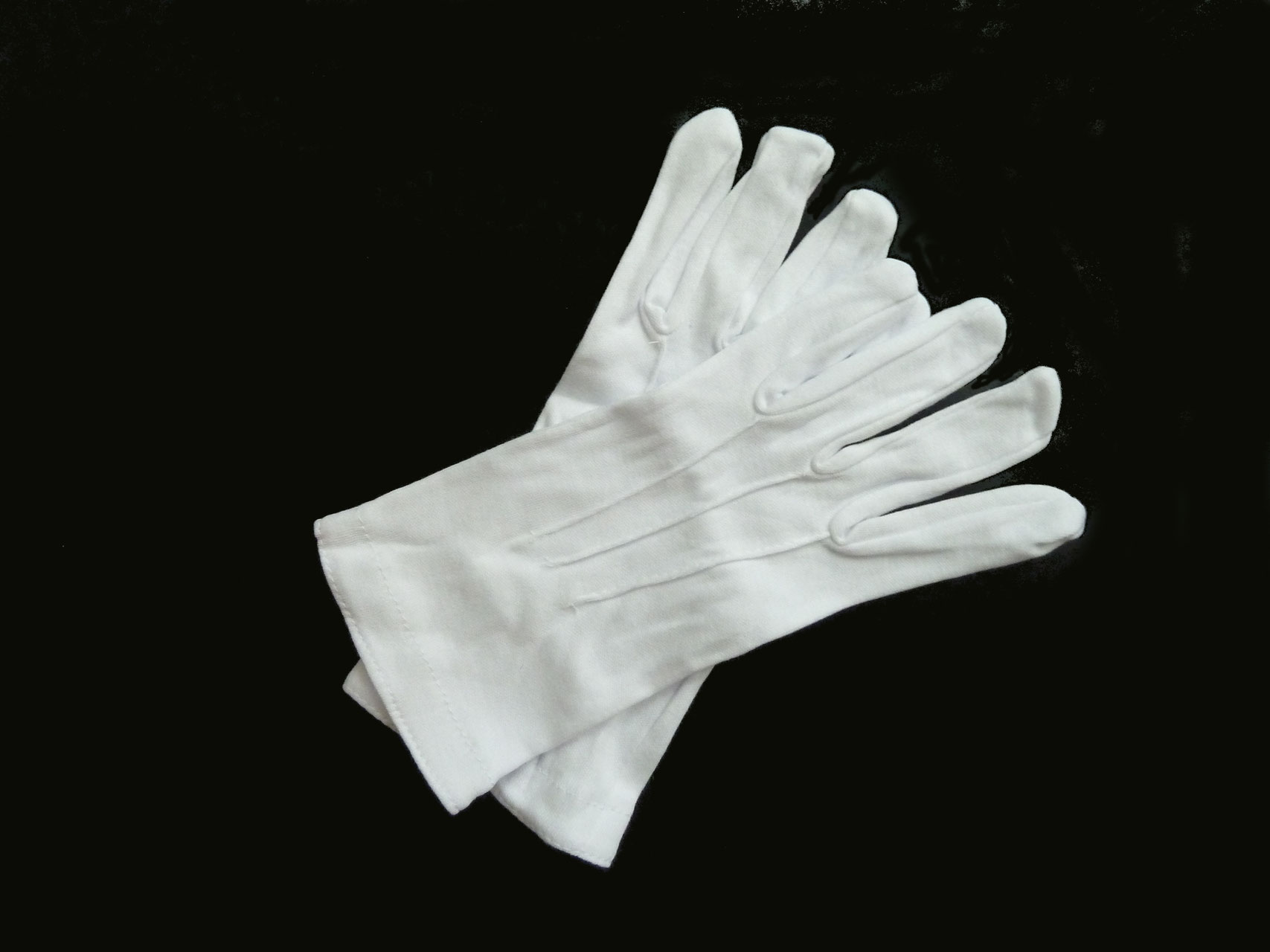 Gants blancs maçonniques coton La Boutique Maçonnique