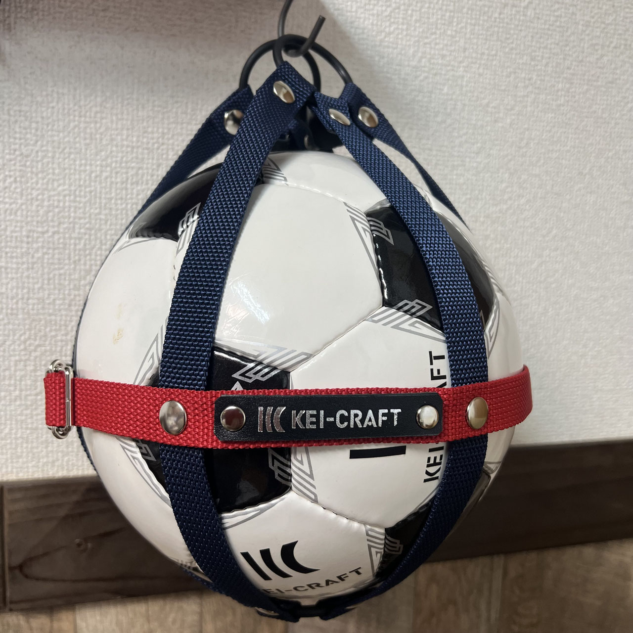 ボールホルダー(サッカー用) - ハンドメイドのボールホルダー ボールホルダー(サッカー用) - ハンドメイドのボールホルダー