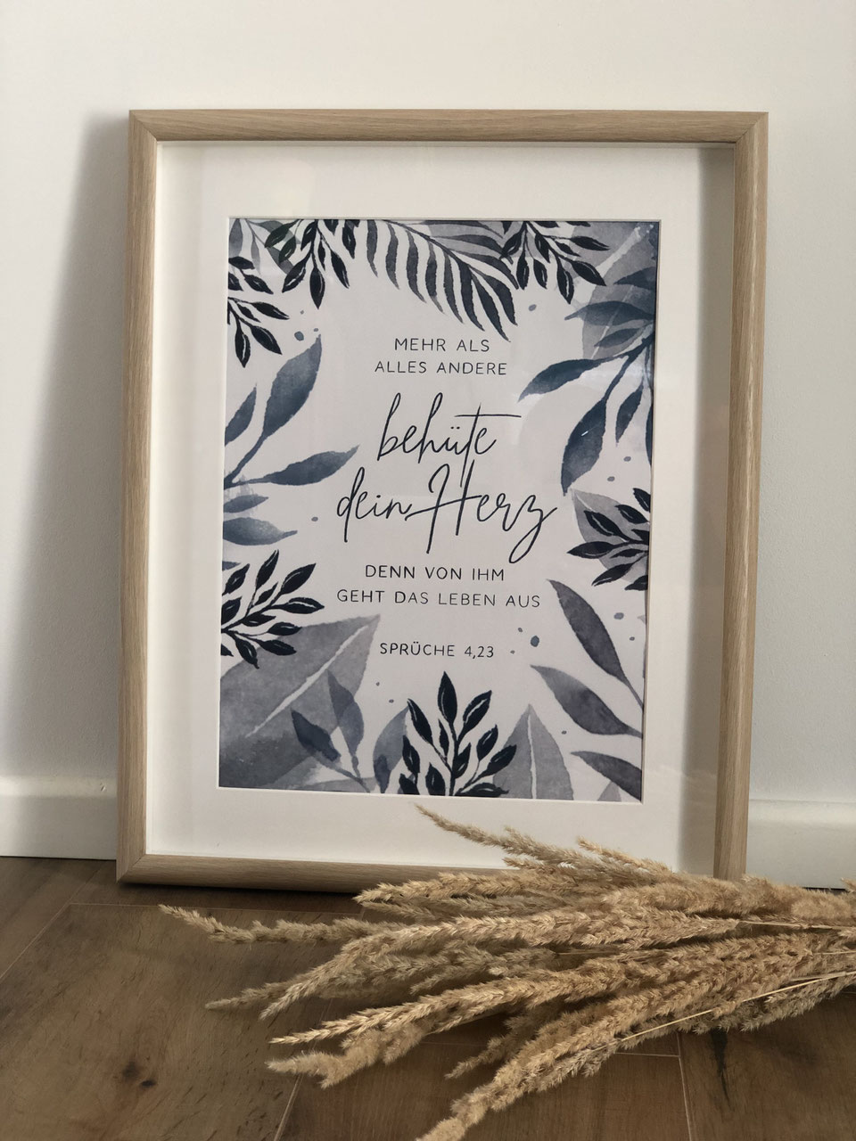Poster "Behüte dein Herz" Priorität Begegnung