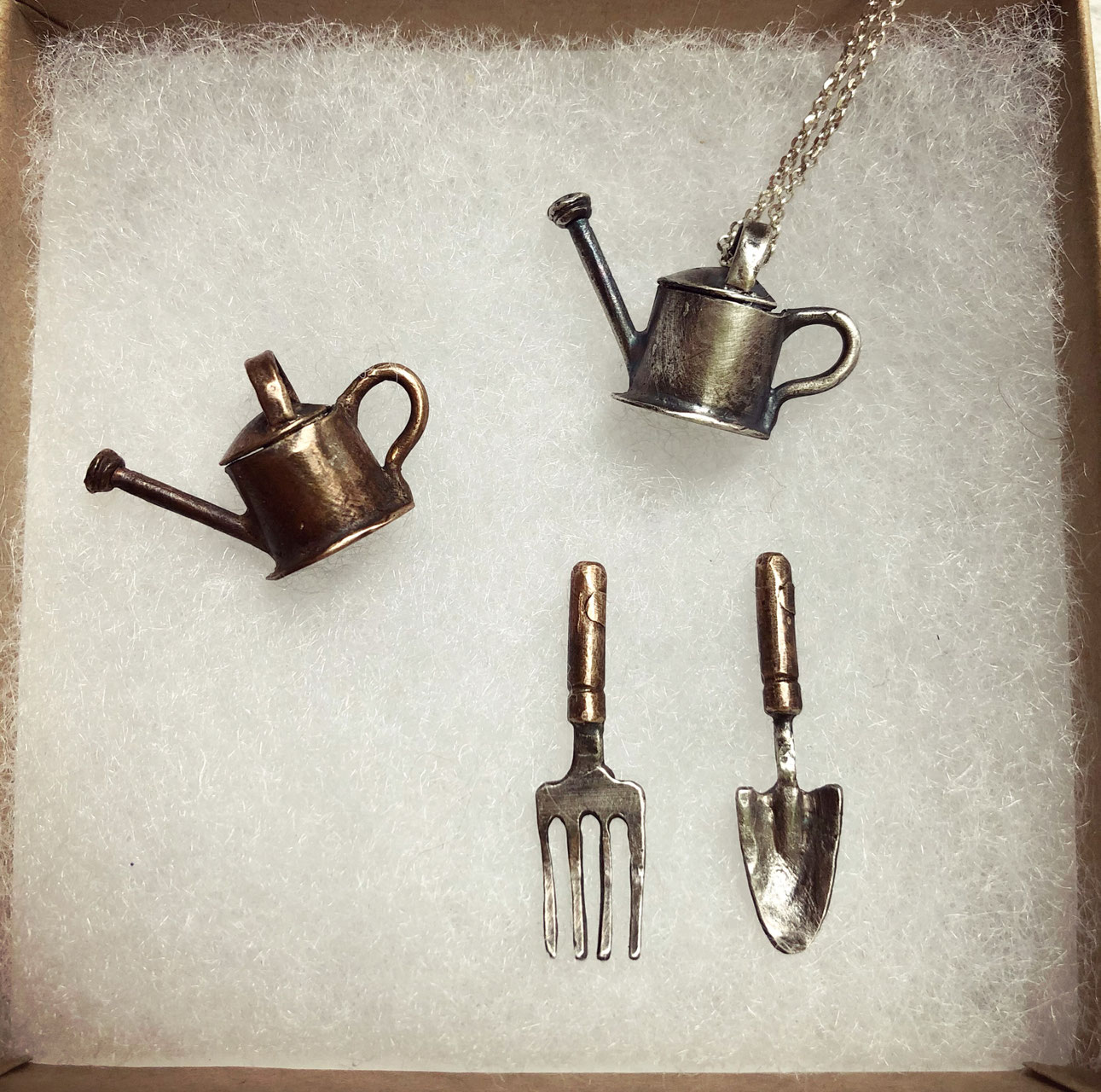 Watering Can Necklace Hattie Weselyk Jewelry