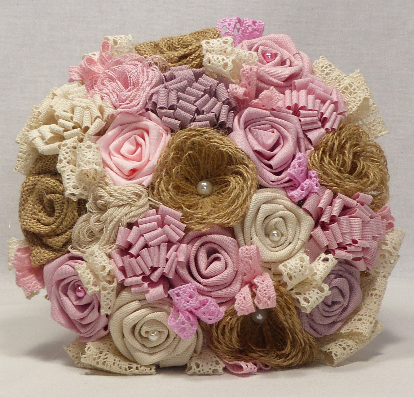 Bouquet De Mariee Bouquet De Mariee En Toile De Jute Pour