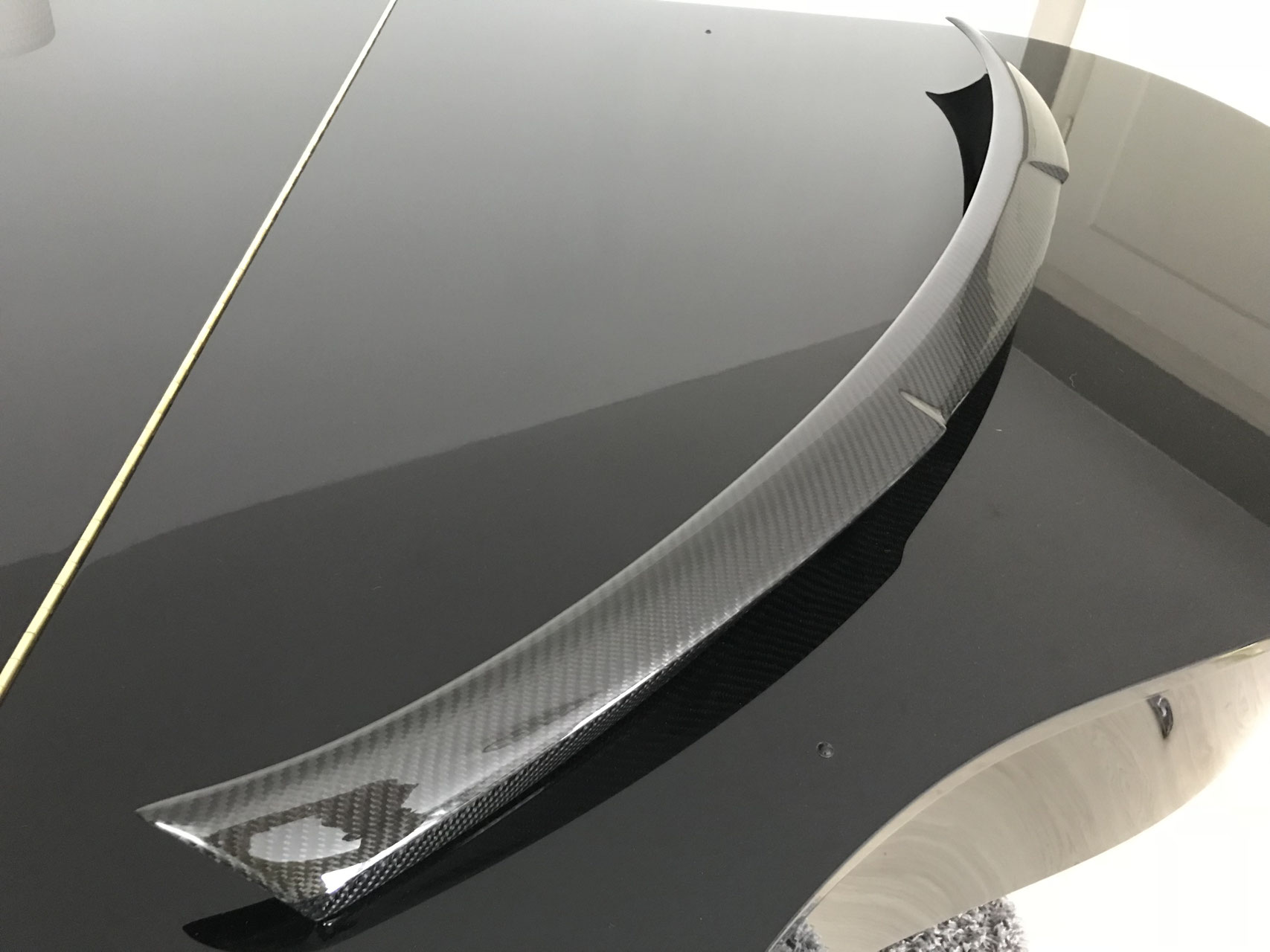 Carbon Fiber M4 Style Trunk Spoiler For F30 Lacarbontecs