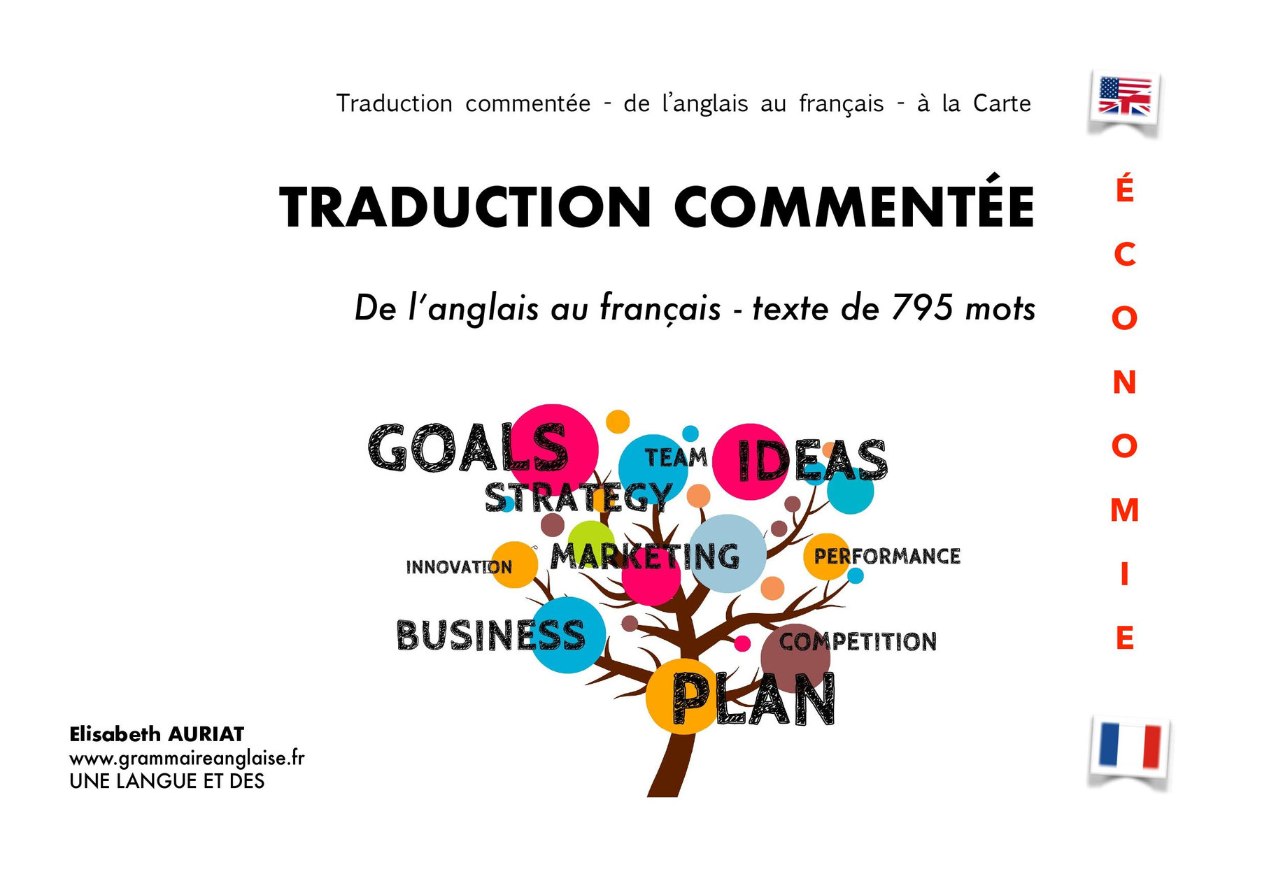 Livre Le Manuel simplifié des techniques de traduction de l'anglais au français Grammaire