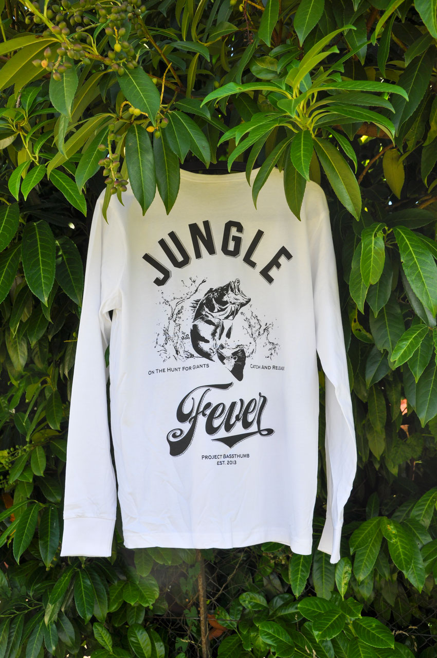 Longsleeve "Jungle Fever" white projetbassthumb