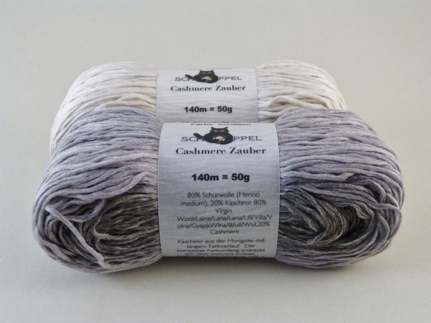 Cashmere Zauber MeRoColors handgefärbte Garne, Wolle, Zubehör