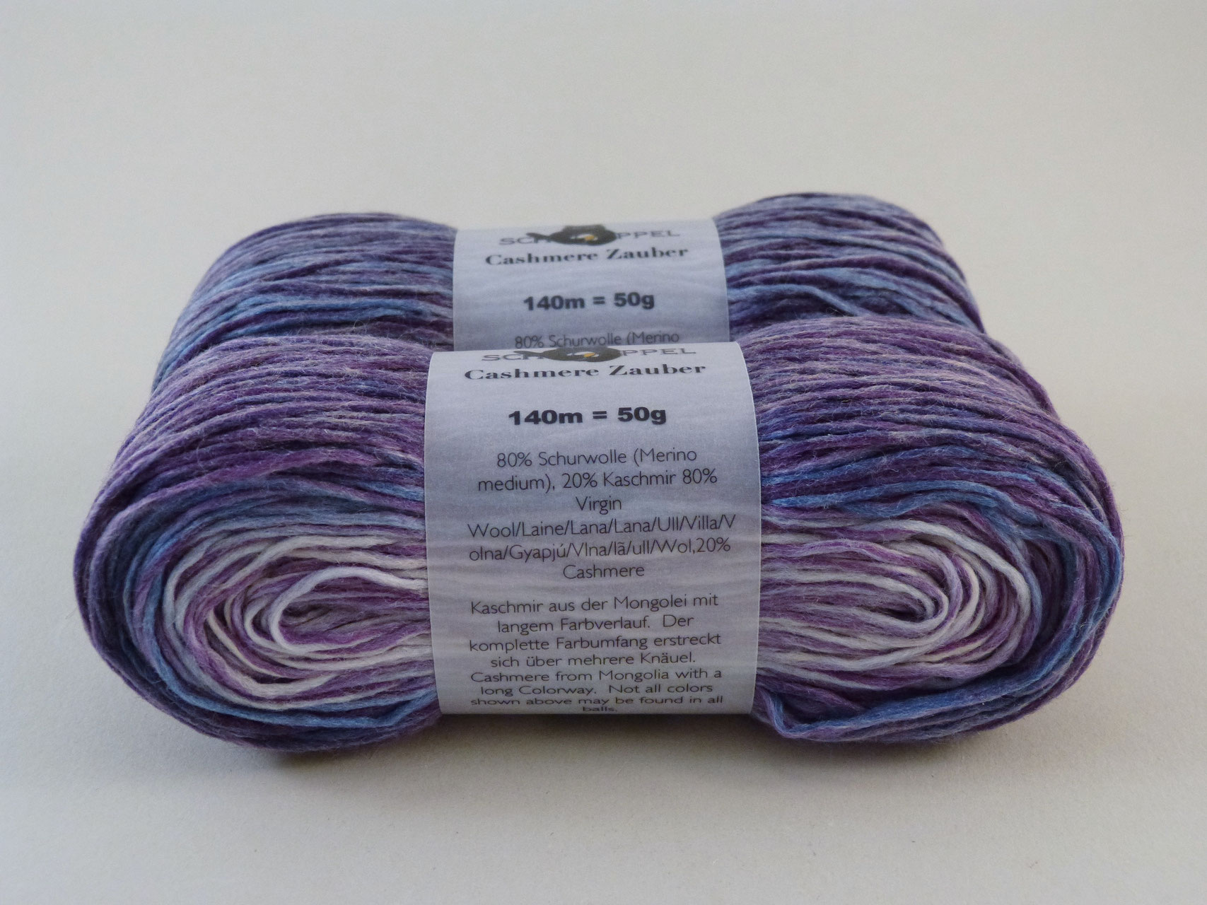 Cashmere Zauber MeRoColors handgefärbte Garne, Wolle, Zubehör