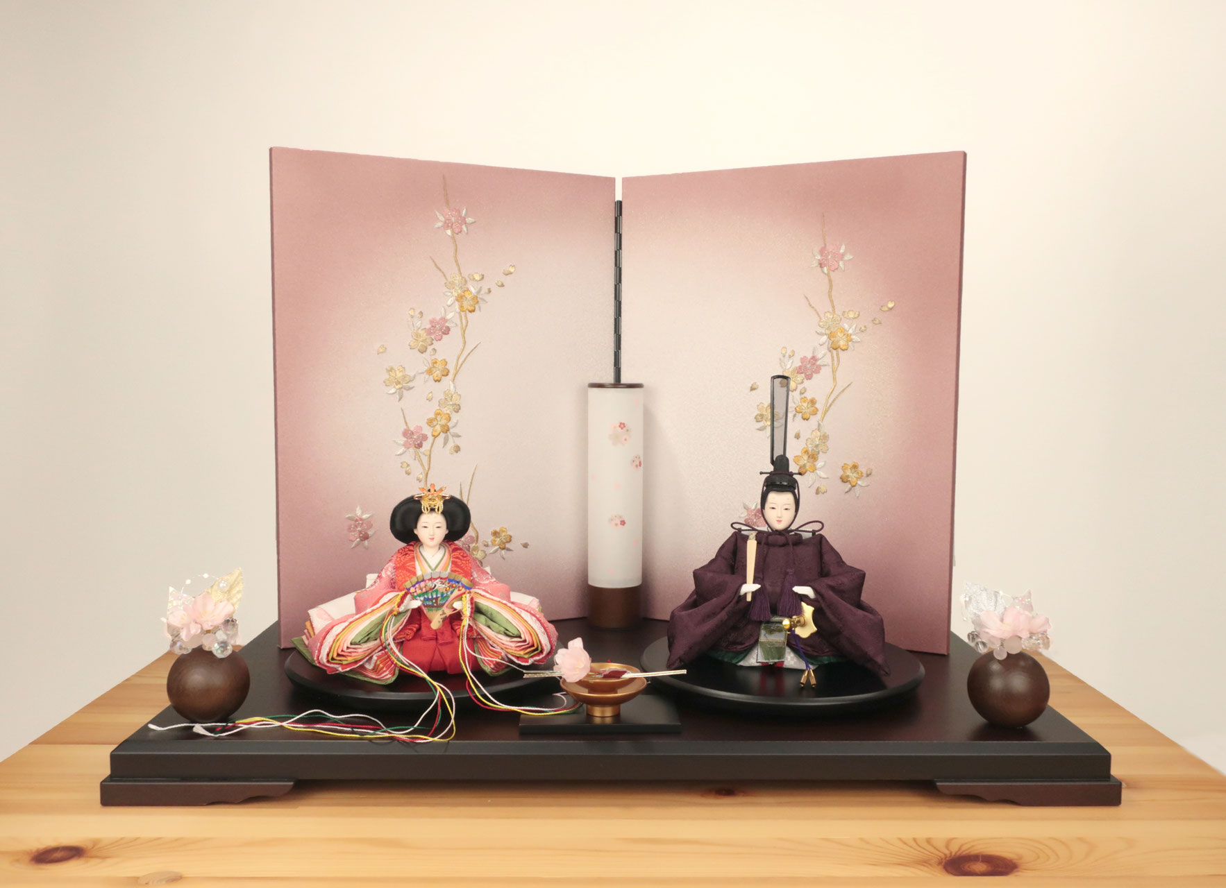 芥子 紫衣装90 - 豊橋市の人形店