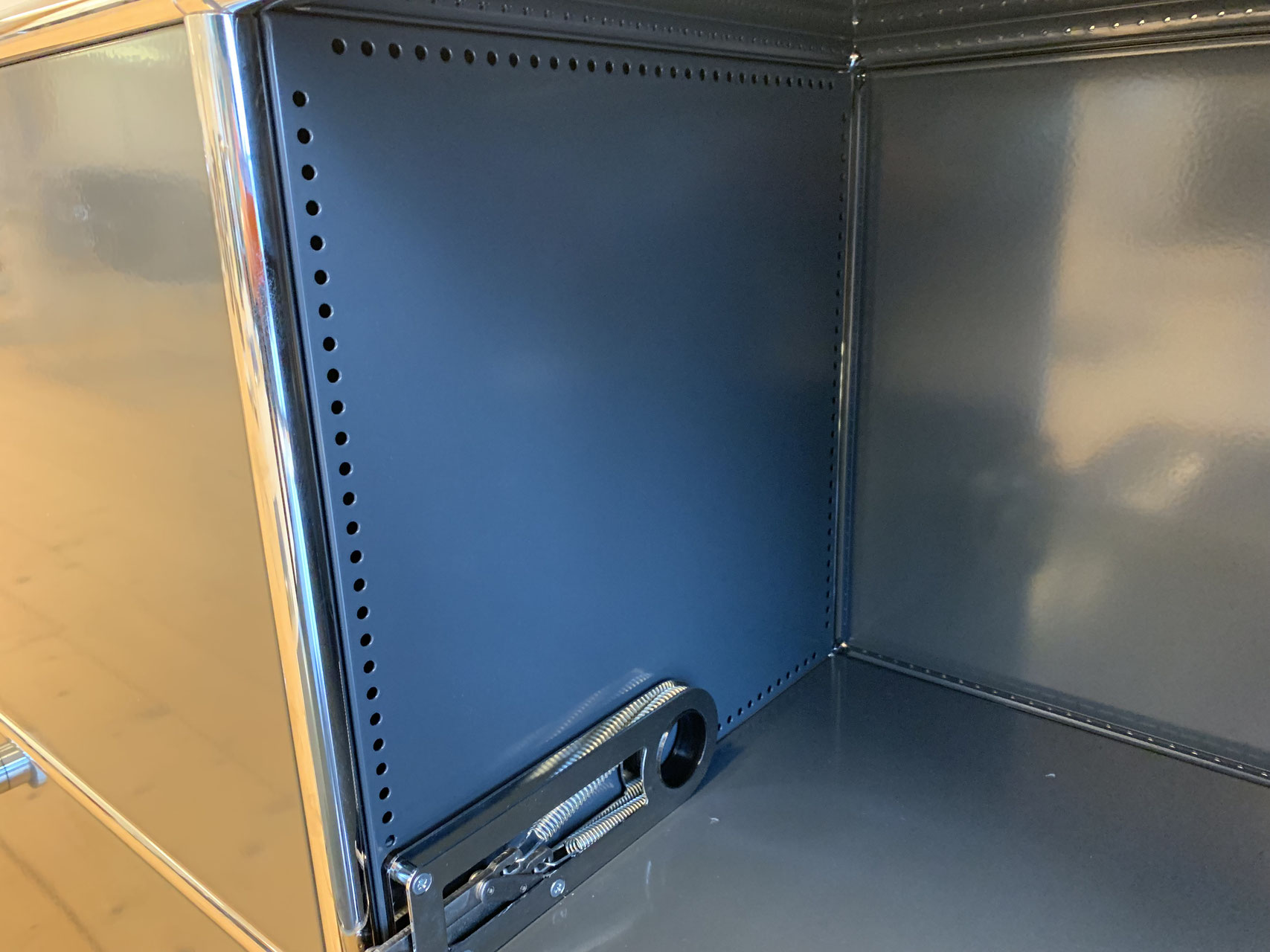 Stahlblau 35x35 MwSt * Blau * USM Haller Tablar Neue Generation * Orig