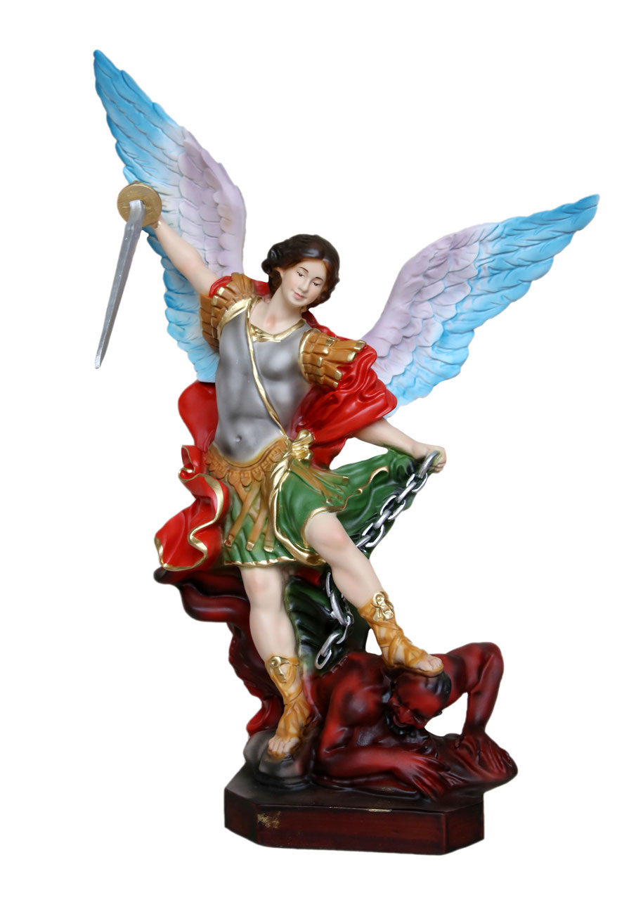 Saint Michael statue Religious statues