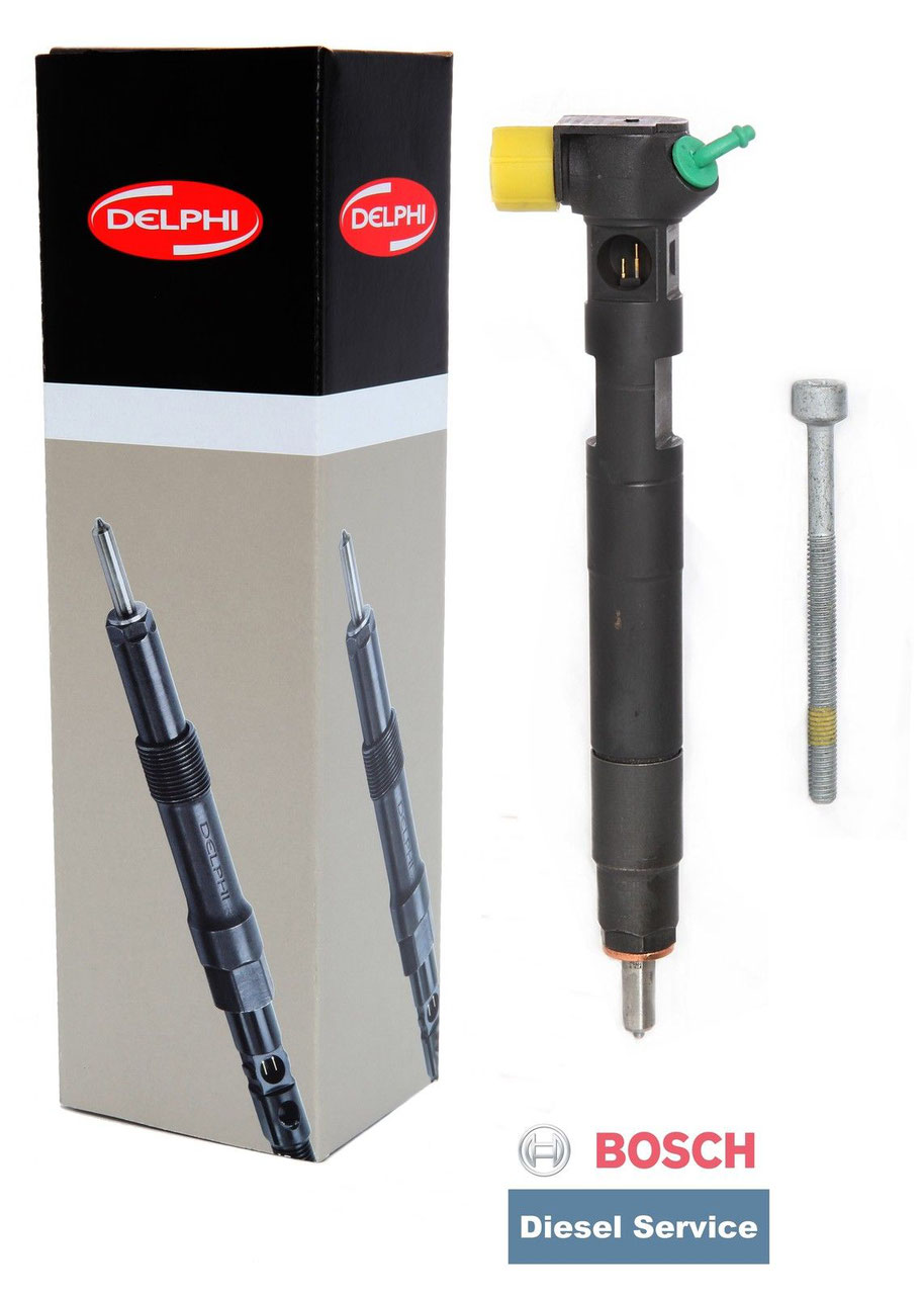 grau Diesel-Injektor-Anschluss kompatibel mit Delphi-Einspritzdüsen 2-polig 1 