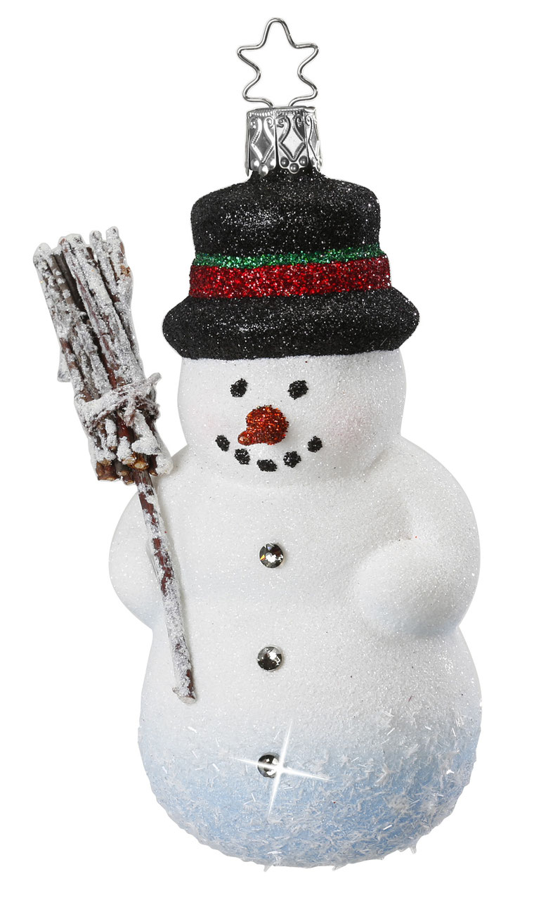 Inge Glas Christbaumschmuck Schneekind Auf dem Schlitten Inge Glas Christbaumschmuck Schneekind Auf dem Schlitten
