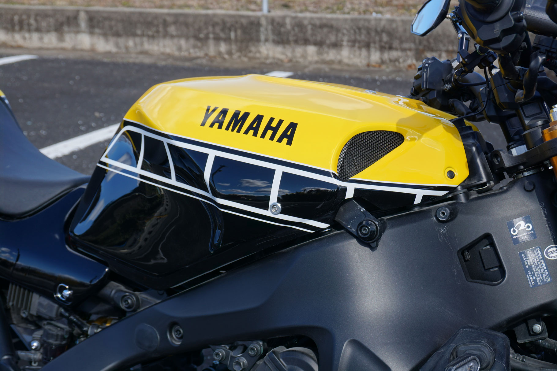 XSR900 2022+ タンクカバー - FUNNY'S CUSTOM SERVICE XSR900 2022+ タンクカバー - FUNNY'S CUSTOM SERVICE