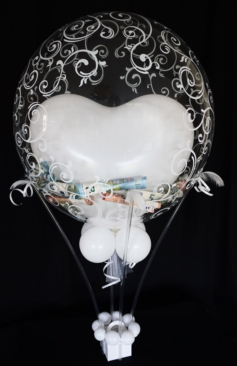 BallonGeldgeschenke zur Hochzeit LUFTBALLONS zum STAUNEN Silke