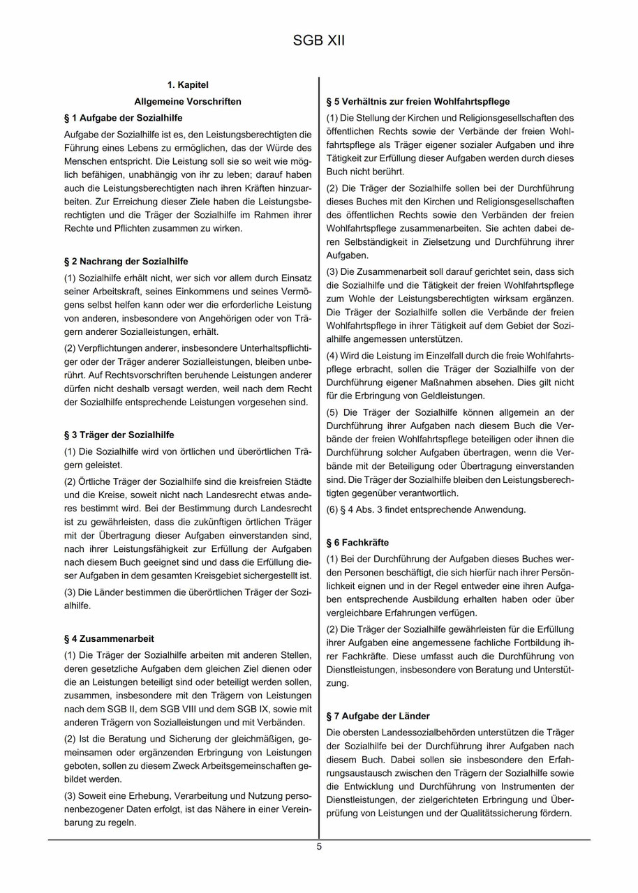 SGB XII Gesetzestext mit Verordnungen als Buch - Ditschler