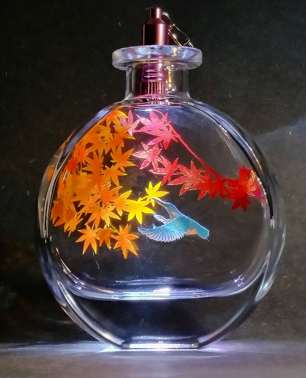 後夜祭 - 切り絵ボトルアート カミヤ・ハセ