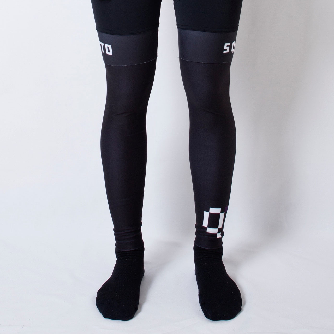 BLACK WOMEN LEG WARMERS QuattoSquared Cycling