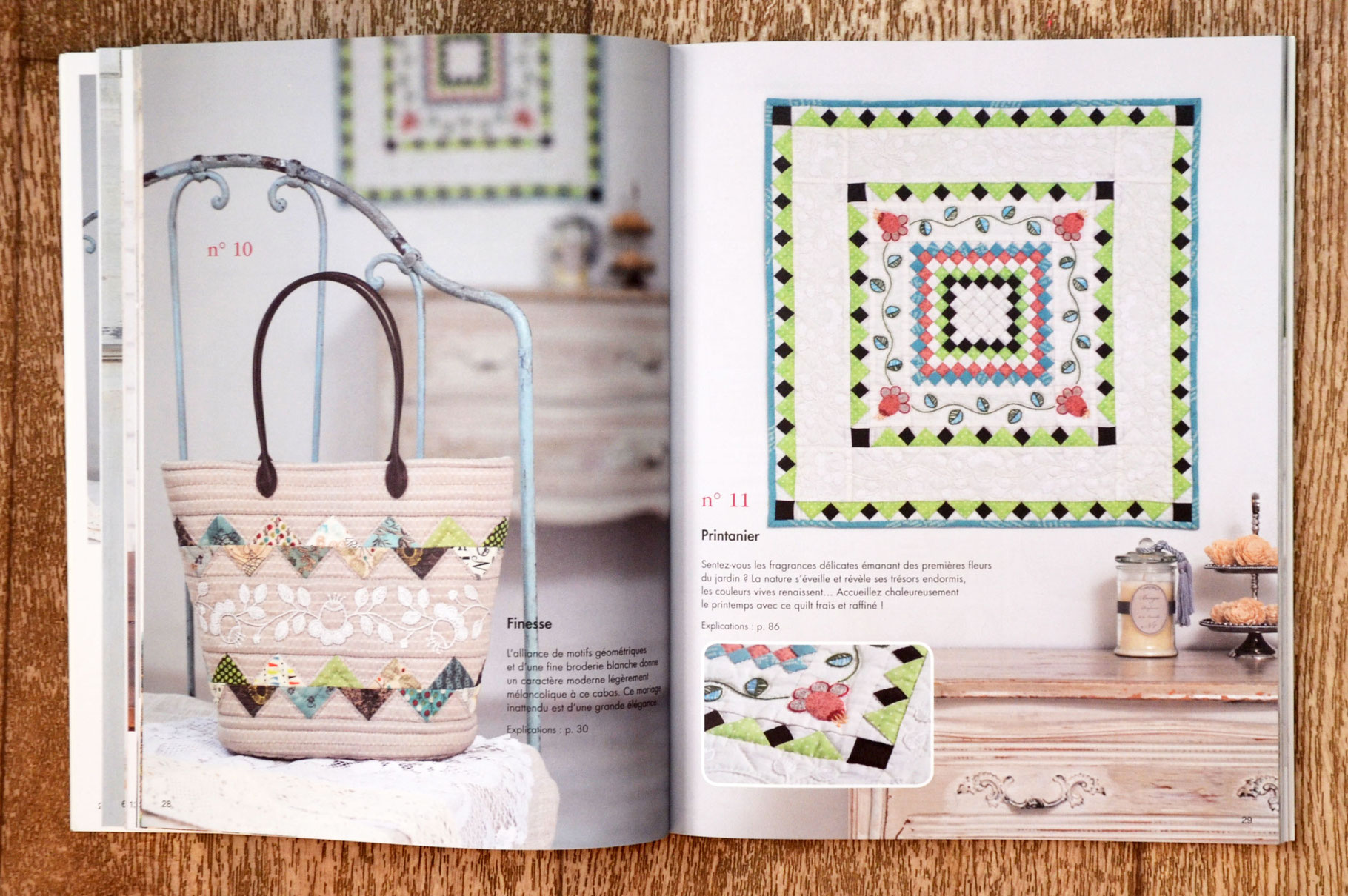 22 créations originales au patchwork : Collectif