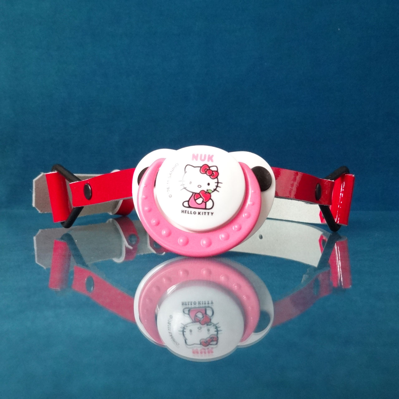 Hello Kitty Red Pacifier Gag