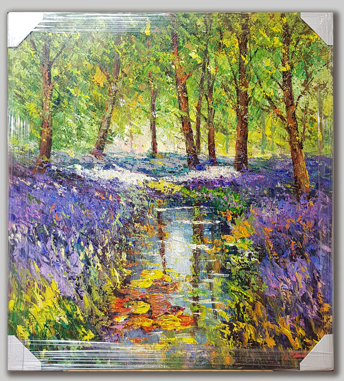 Orig Gemalde Von Madjid Rahnavardkar Feldrand 70x60 Cm Eur