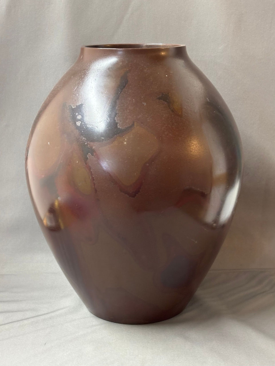 2025-112．鋳銅花瓶 - 高岡銅器展示館