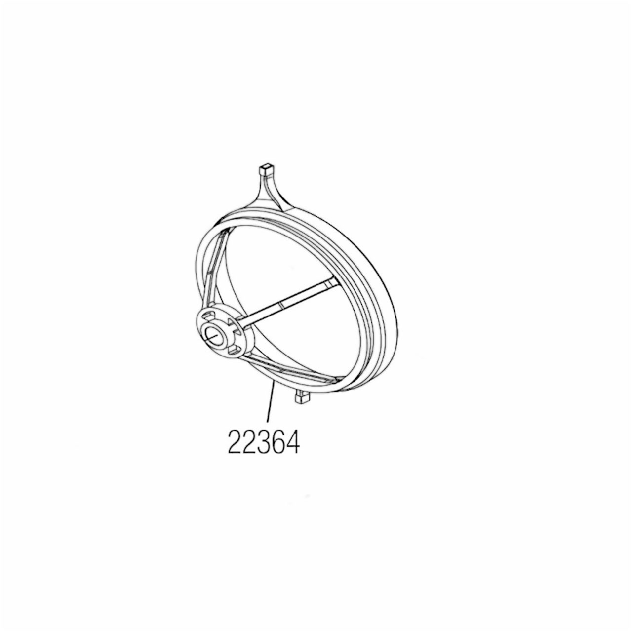 SHIMANO LINE SAFETY GUARD ASSEMBLY RD22364 Ultegra 14000 XTE