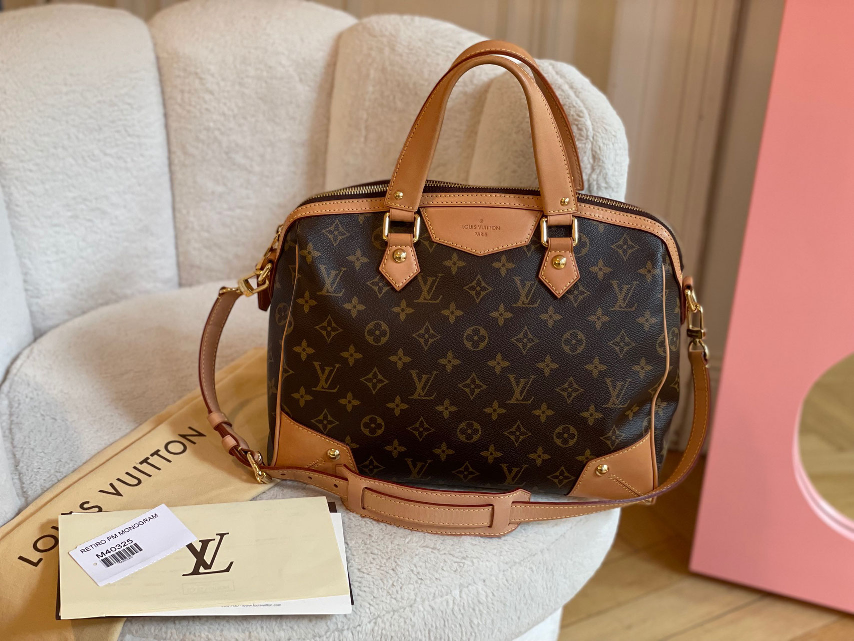 Louis Vuitton Tasche Retiro PM Shopper LV