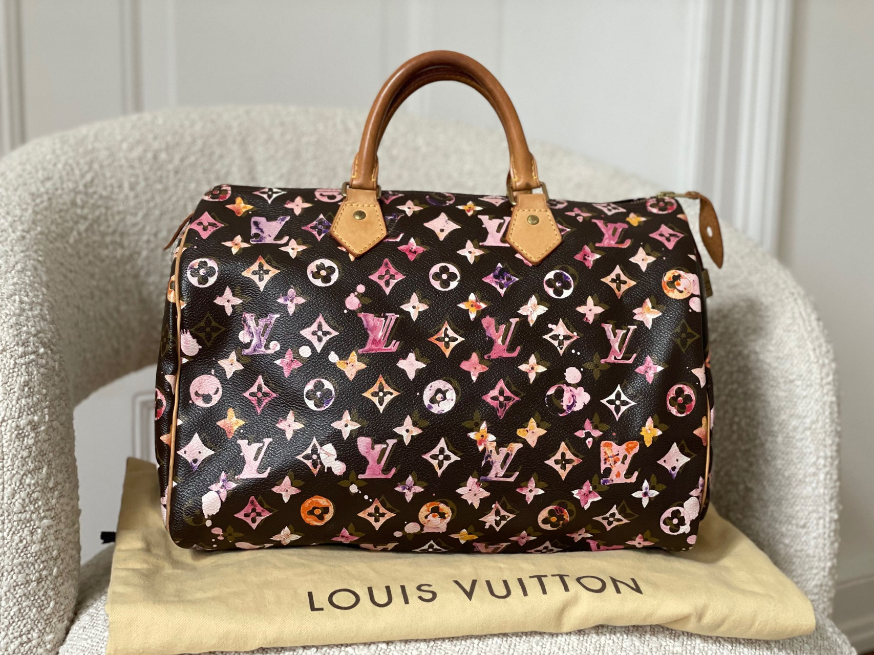 Louis Vuitton Speedy 35 Watercolor RARITÄT