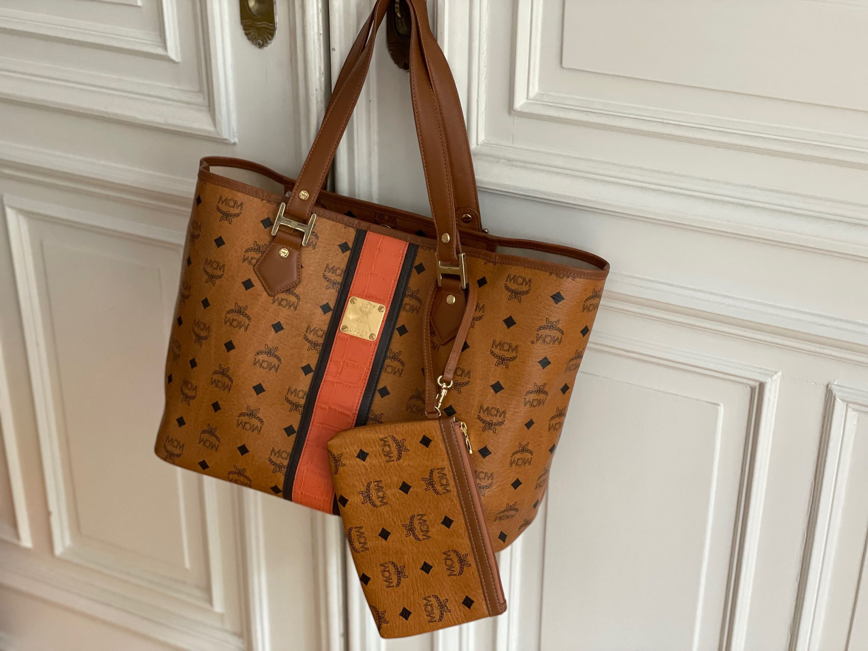 Mcm Shopper Mit Pochette Liz Shopper Mit Wendefunktion In Visetos