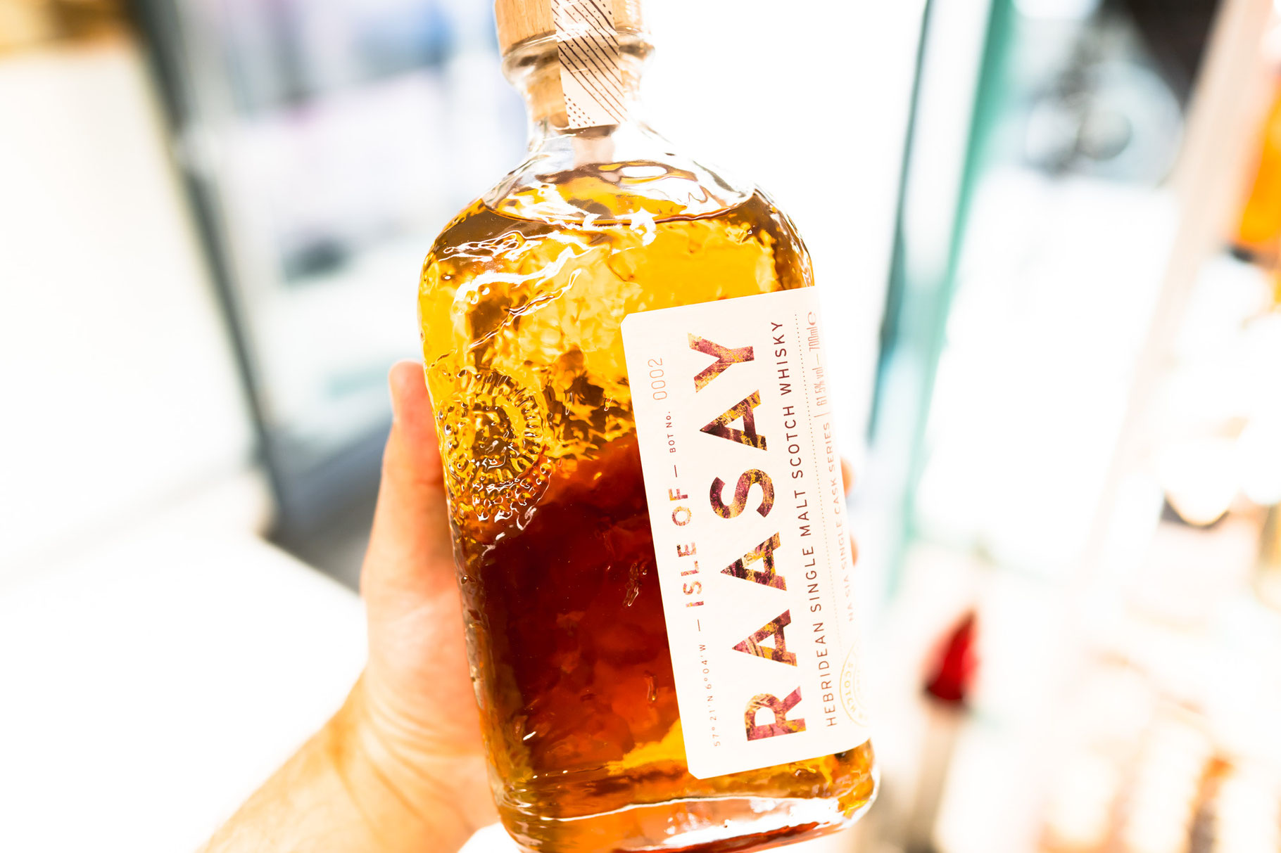 Raasay · Single Cask · Red Wine Bordeaux · 18/249 · Unpeated whisky