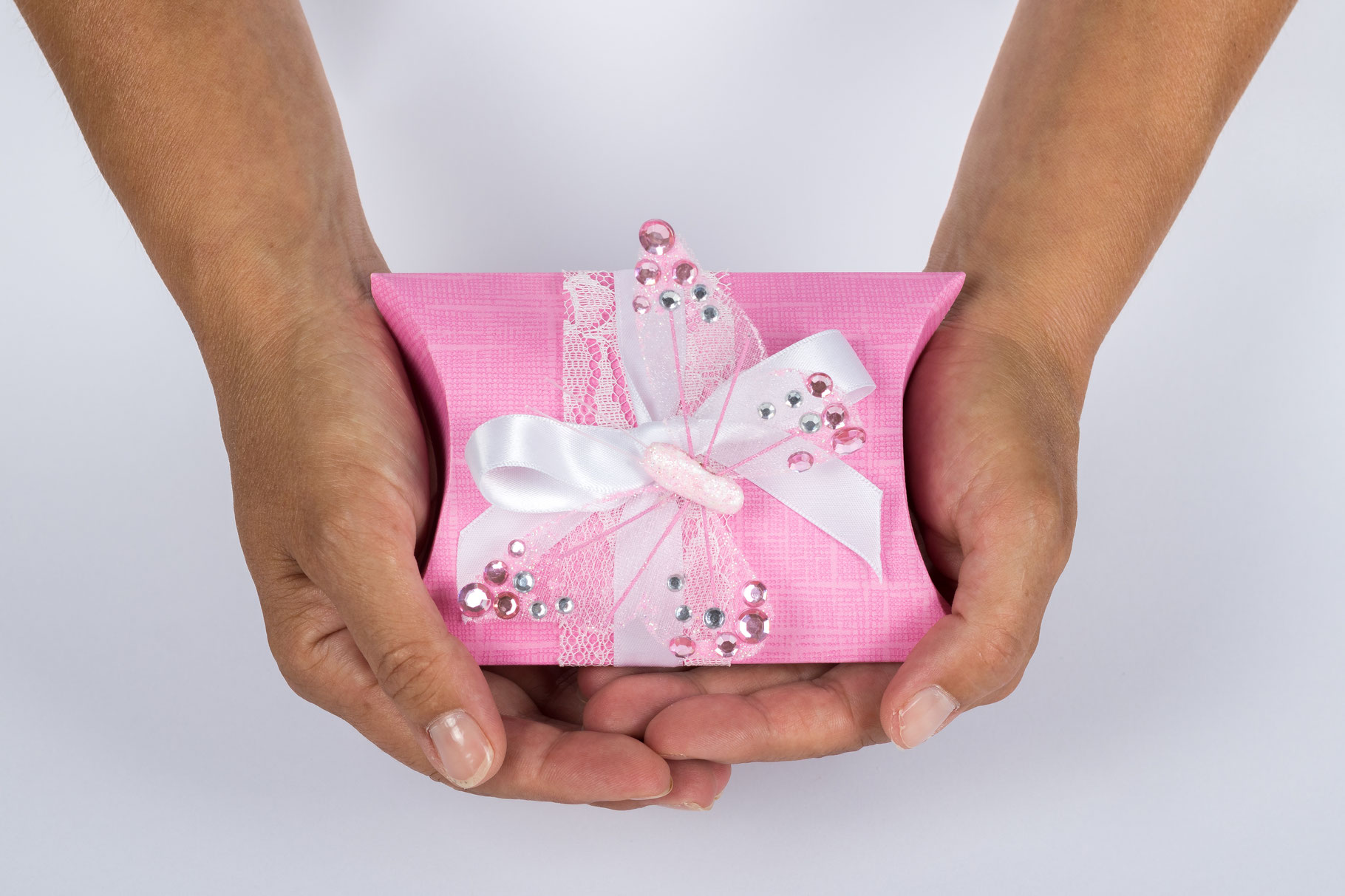 Pillow Box pink/Orchidee Der Schachtel Shop