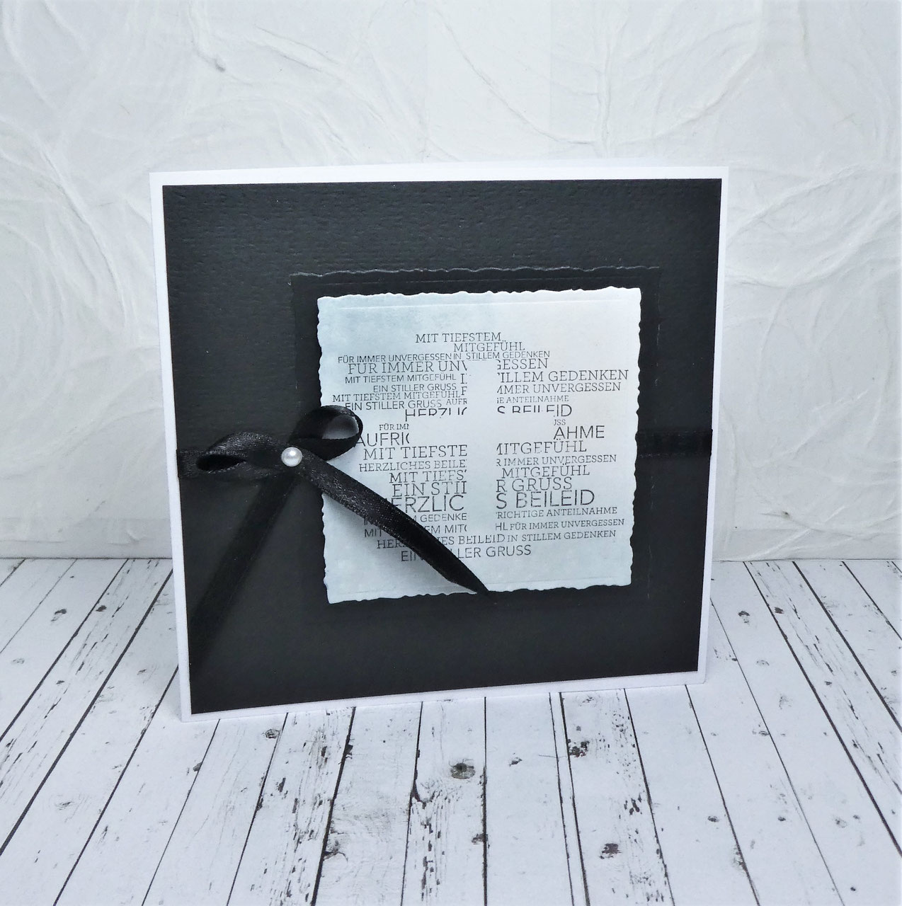 Trauerkarten Kurselkreationen Kunsthandwerke Von Herzen