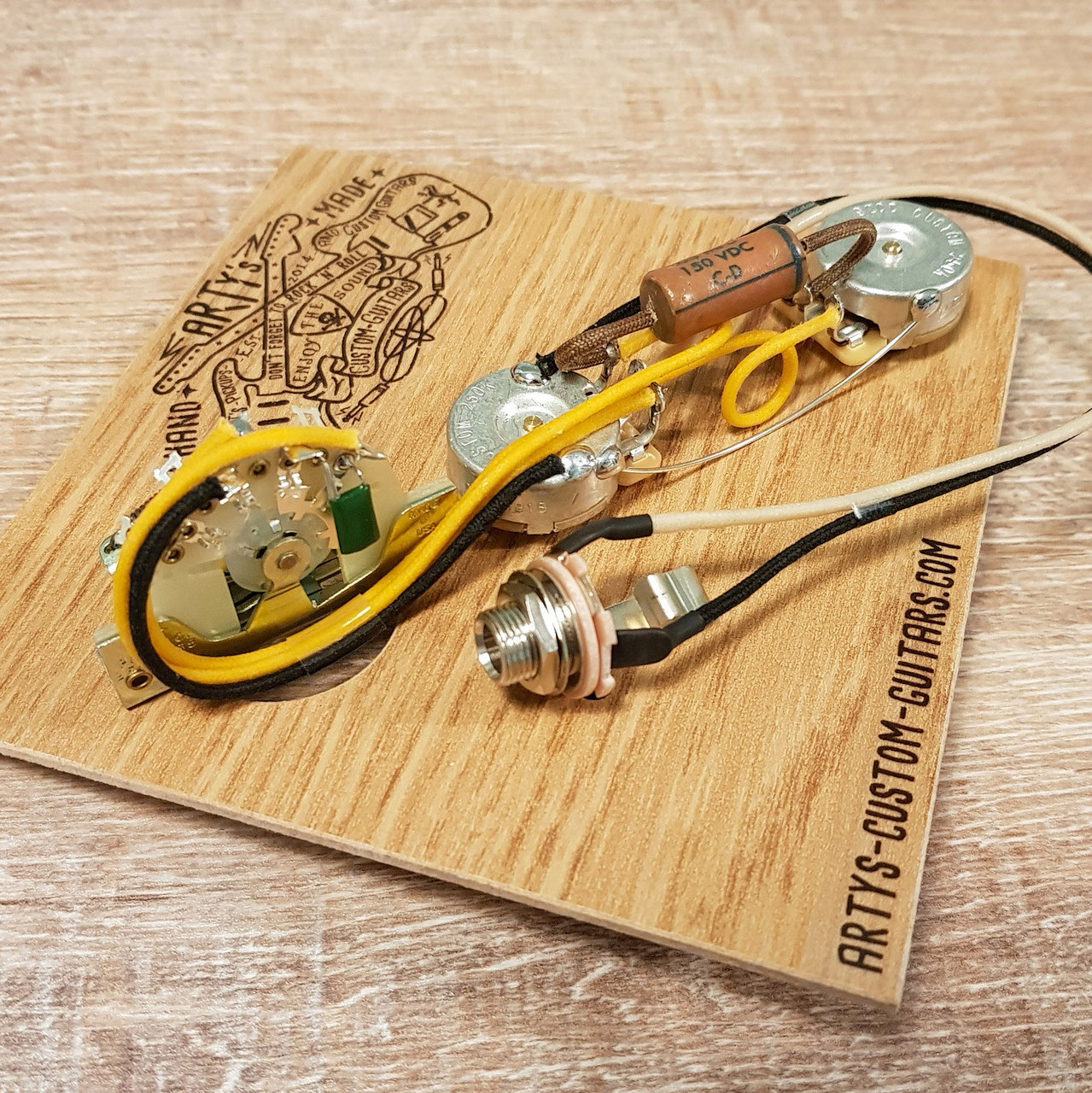 ESQUIRE COCKED WAH MOD PREWIRED KIT - Arty's Custom Guitars fender 52 telecaster wiring diagram 3 way 