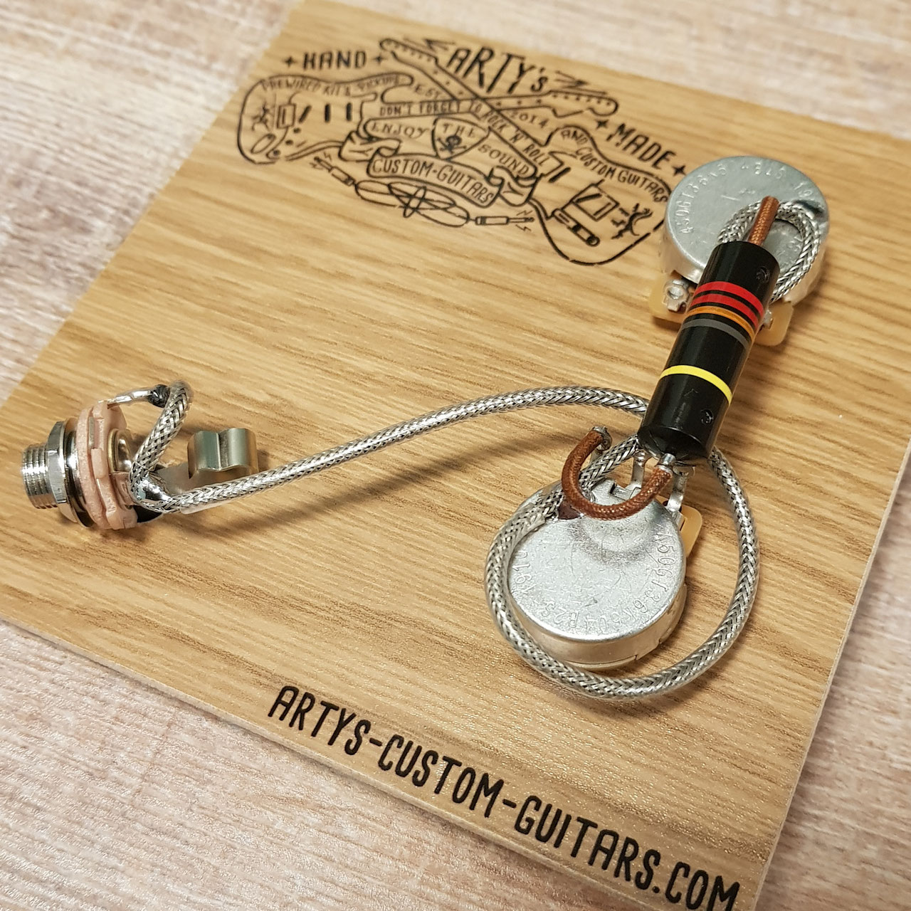 SOLDERLESS LES PAUL PREWIRED KIT Arty's Custom Guitars