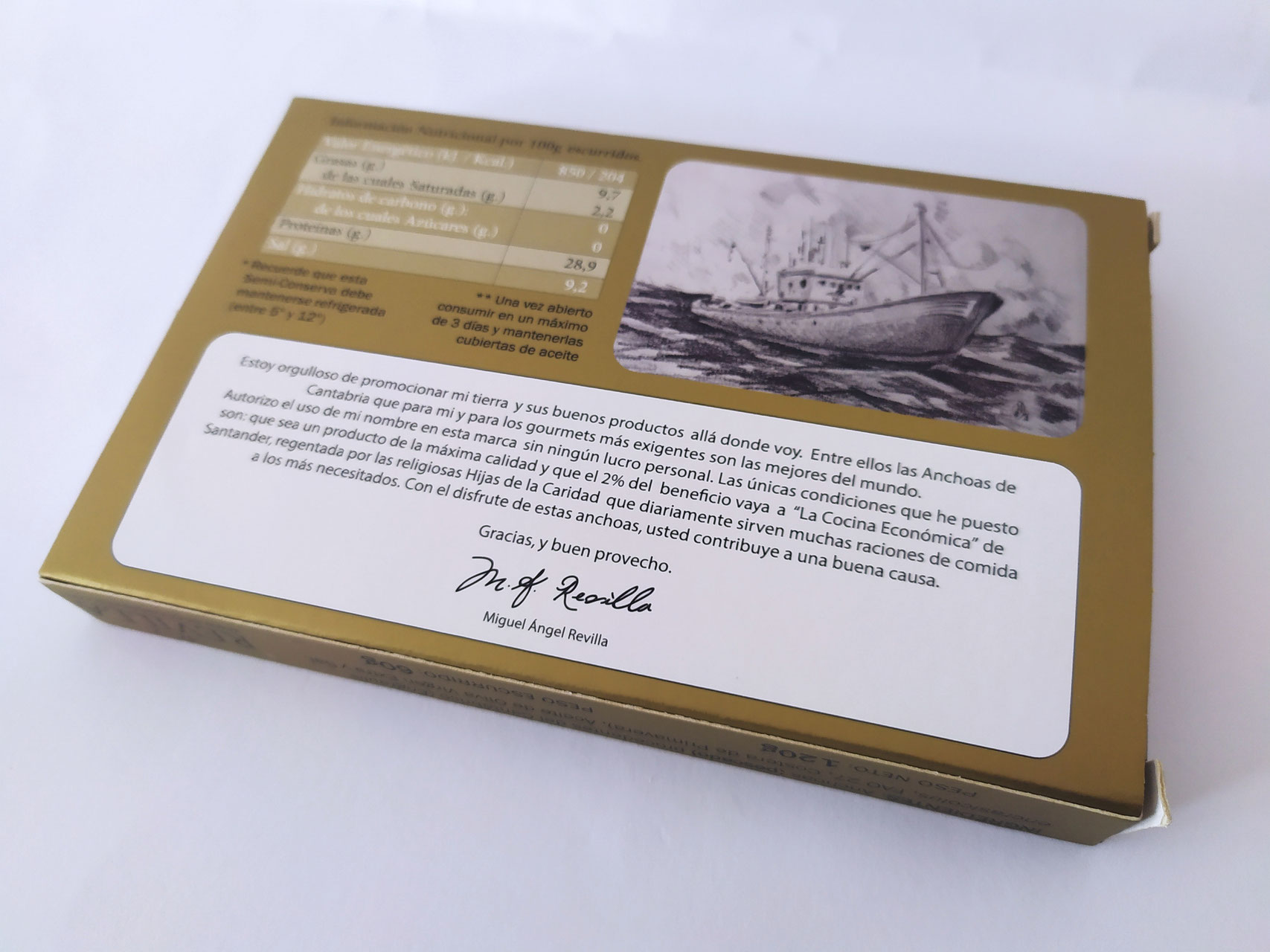 Que Marca De Anchoas Regala Revilla Comprar Anchoas Serie Oro Revilla? - «? ANCHOAS Gourmet?