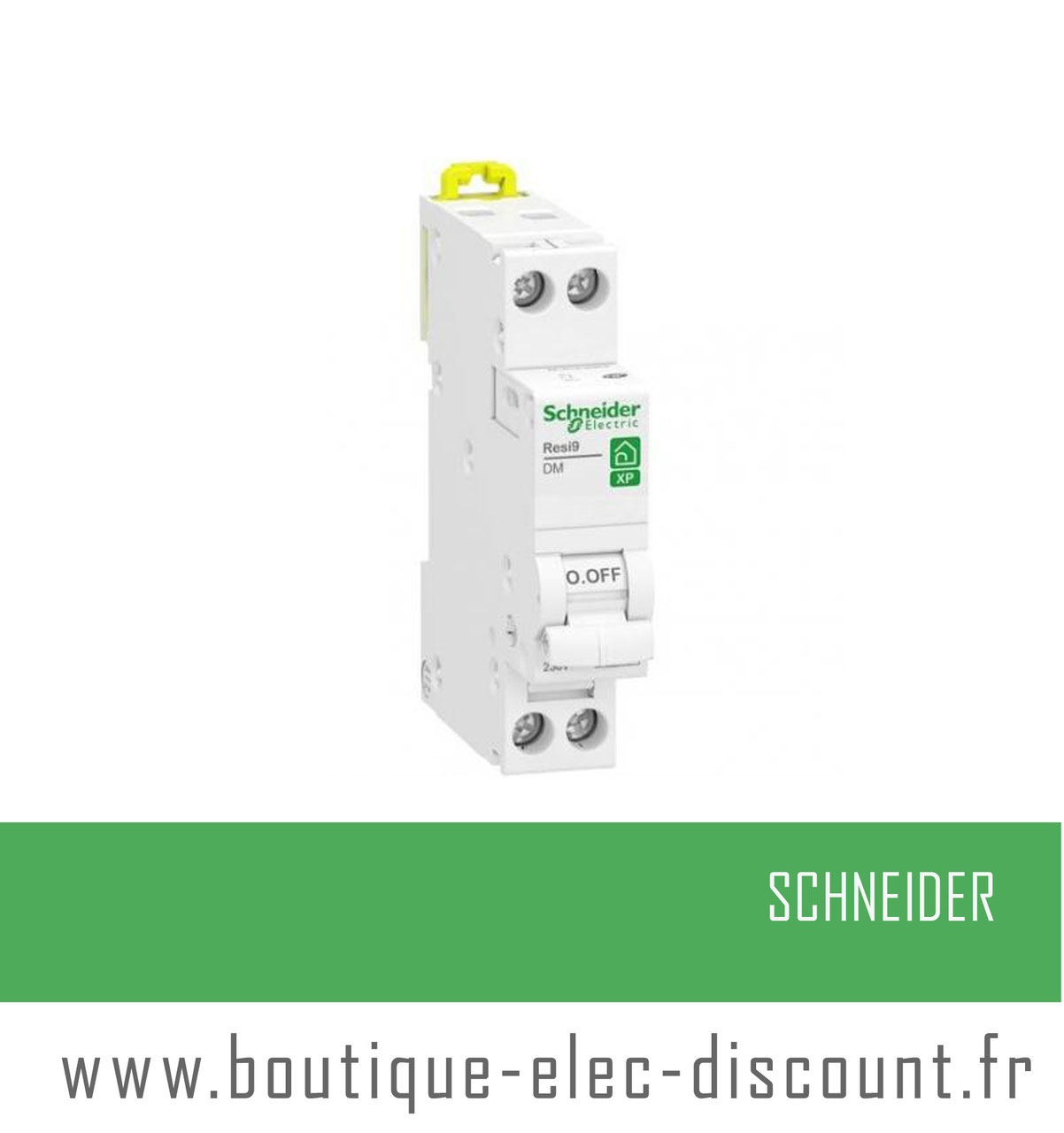 Disjoncteur 10A avec vis Réf R9PFC610 Schneider - Materiel électrique à  prix discount