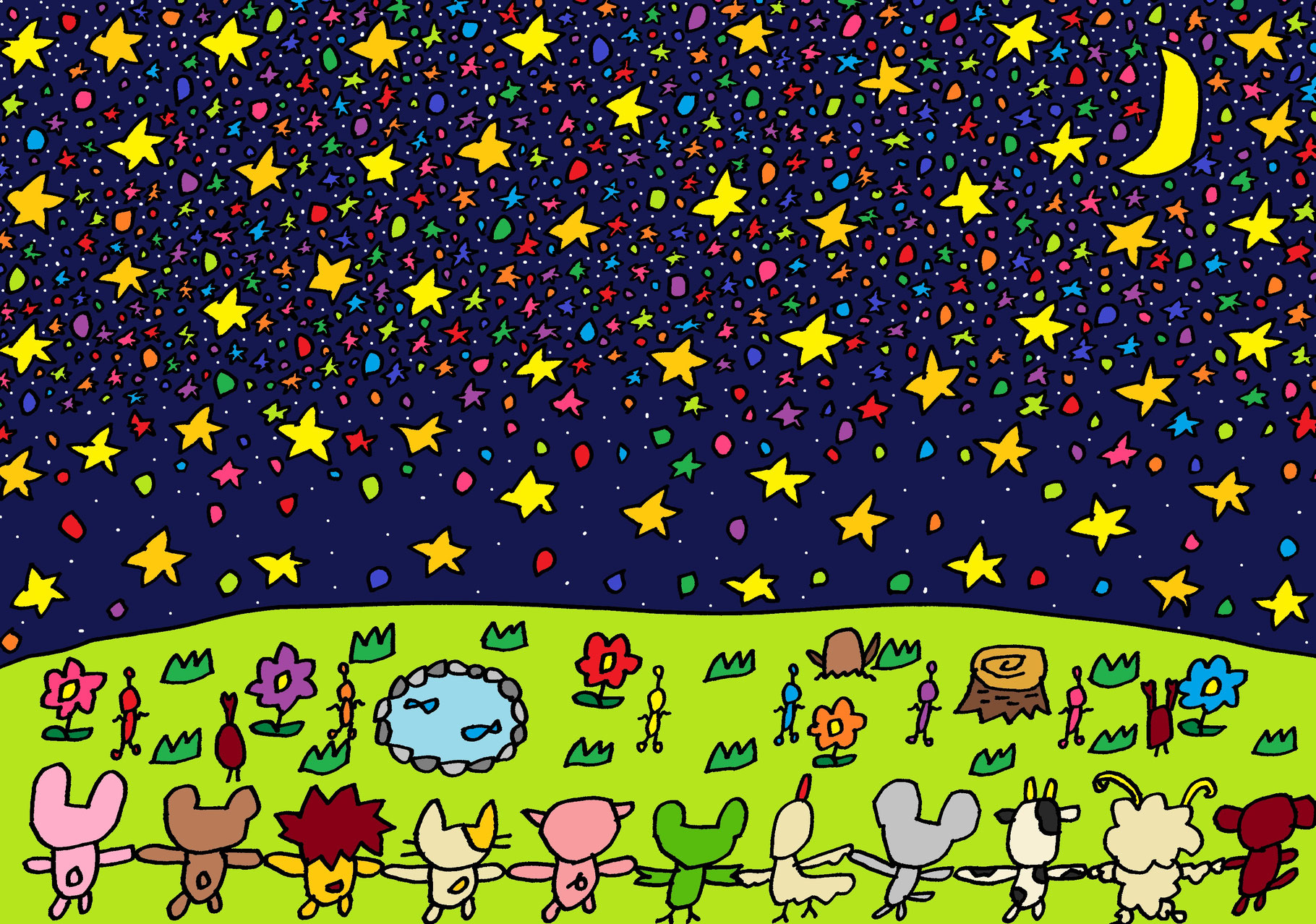 無限の可能性・才能」をテーマにした障がい者アート作品たち