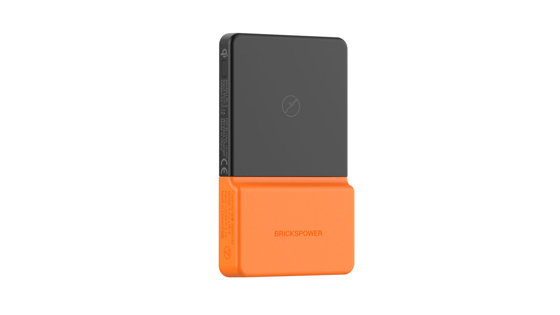楽天市場】BRICKSPOWER ワイヤレス モバイルバッテリー qi 3,000