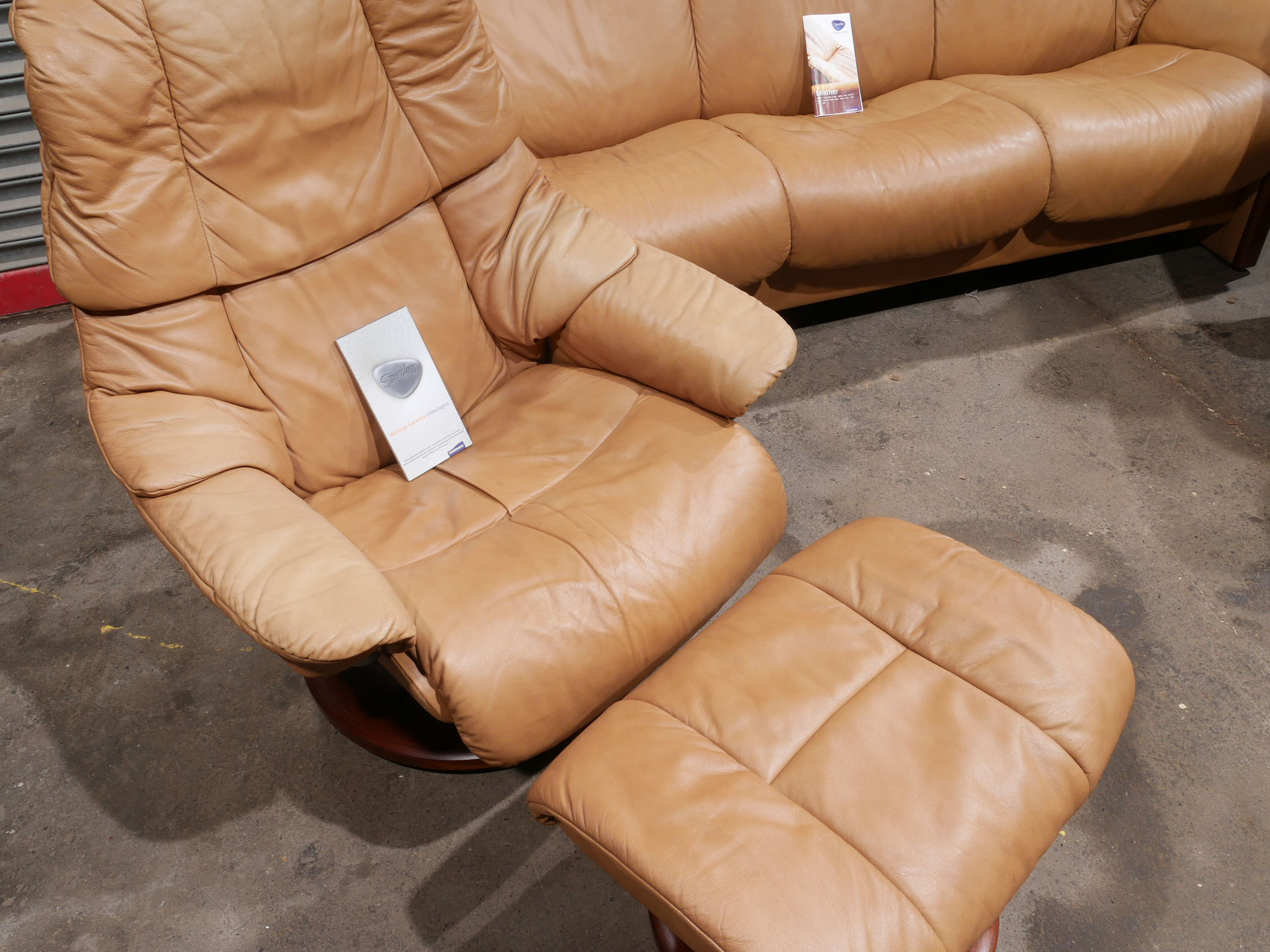 Sofas Ekornes Stressless Unifaktum, gebrauchte Stressless Sessel und Sofa