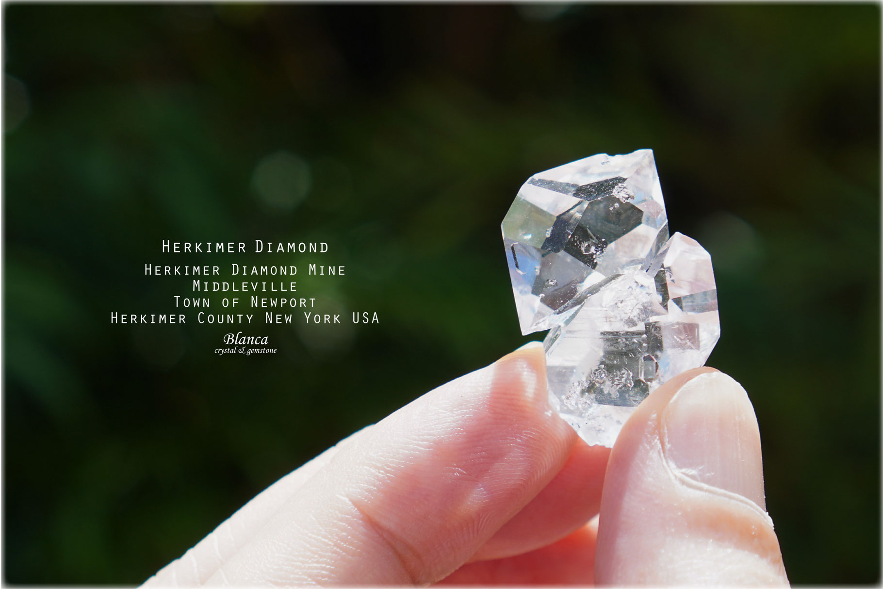 ハーキマーダイヤモンドの原石 - 福岡の天然石・ヒーリングストーンの