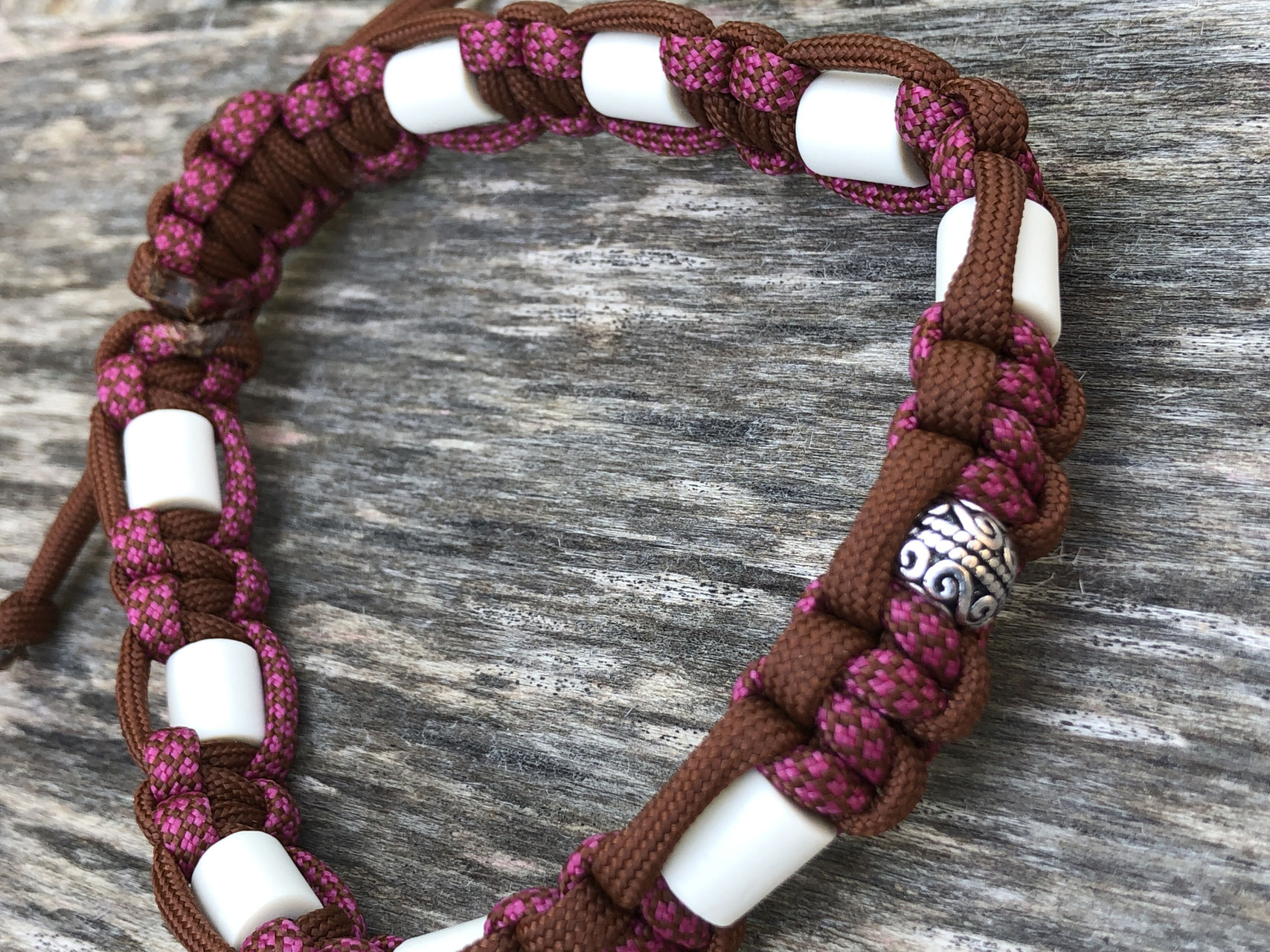 EM Keramik Paracord-Halsband 33-35 cm - www.kreativ-vital.ch