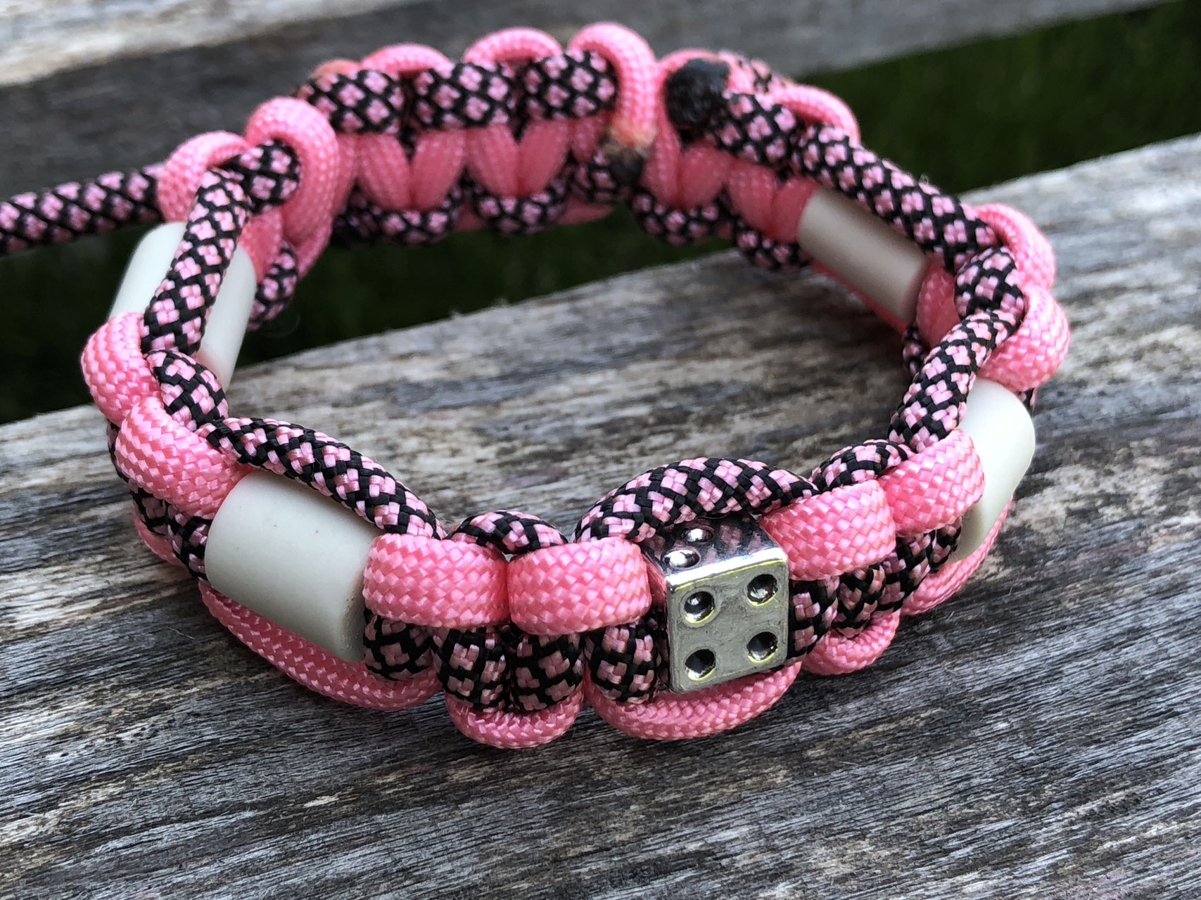 EM Keramik Paracord-Halsband 33-35 cm - www.kreativ-vital.ch