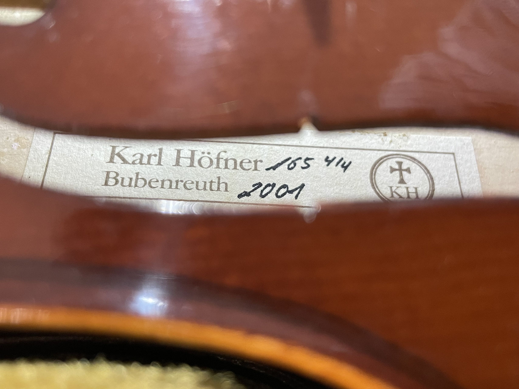 良音 バイオリン Karl Hofner 4/4 5桁シリアル 綺麗な杢 良音 バイオリン Karl Hofner 4/4 5桁シリアル 綺麗な杢