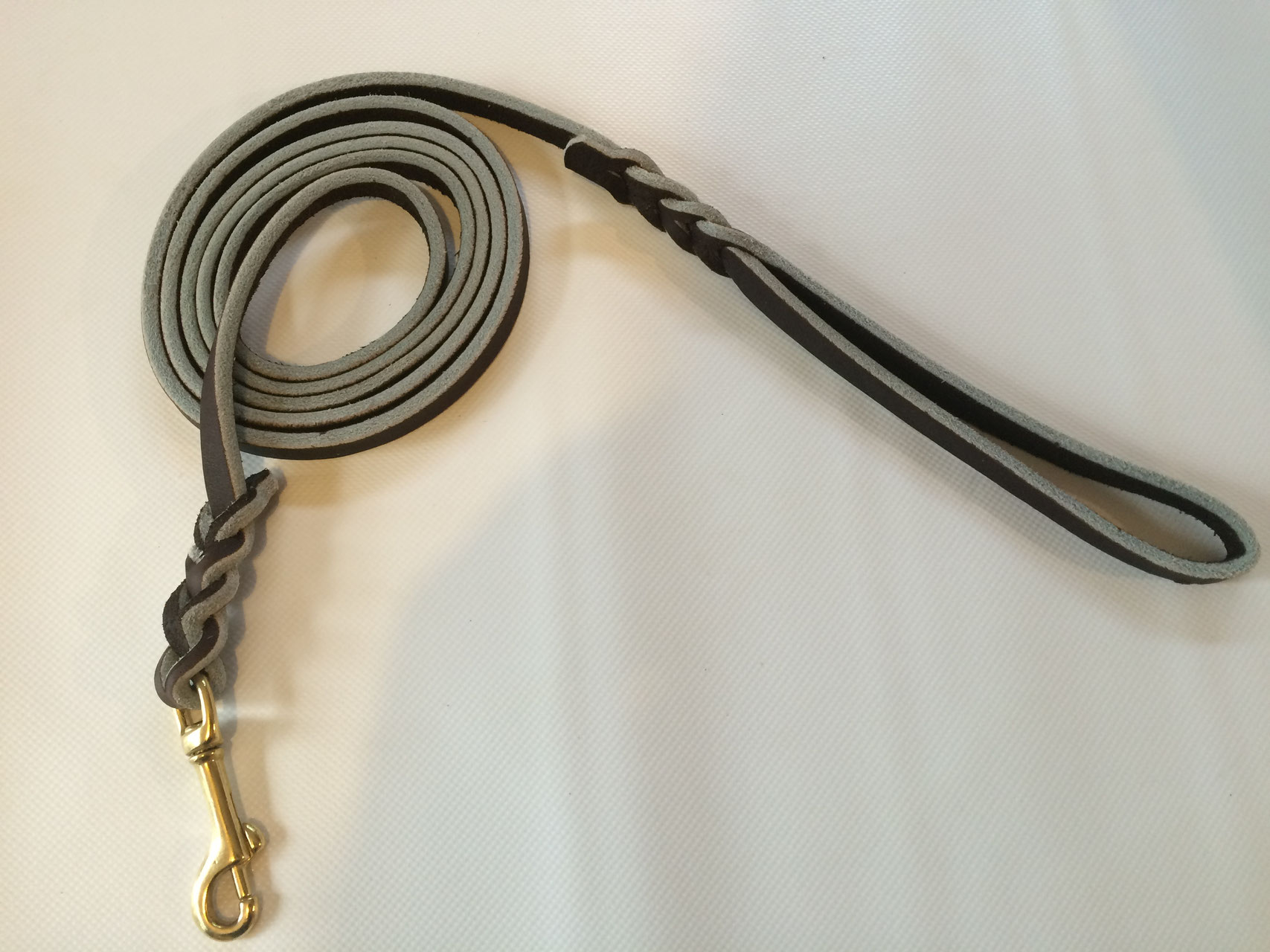 Leather Show Long lead K9 PROFI / PRIDE